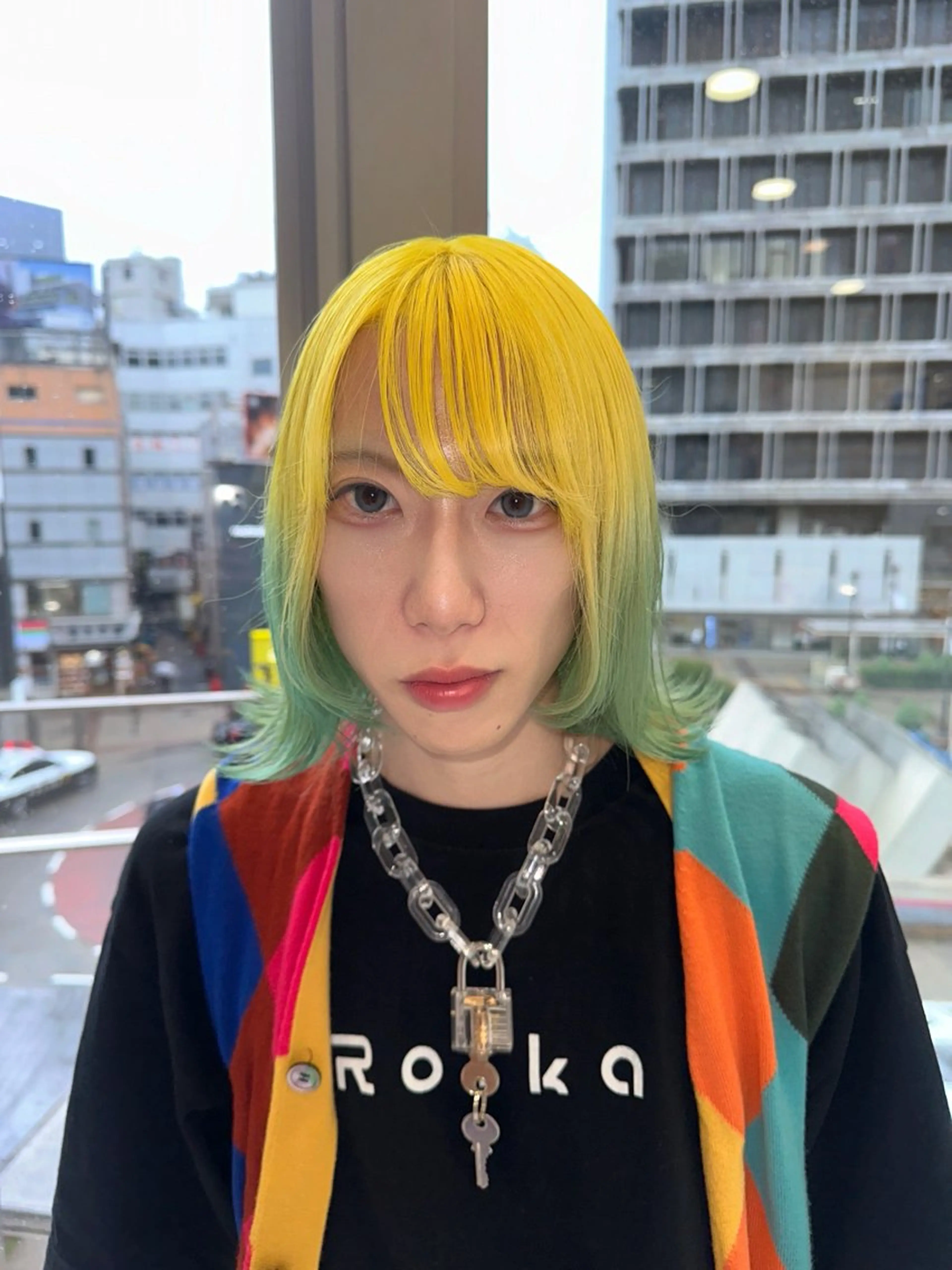 ロング カラー メンズ ‪❥ブリーチ💗 MIKUのヘアスタイル