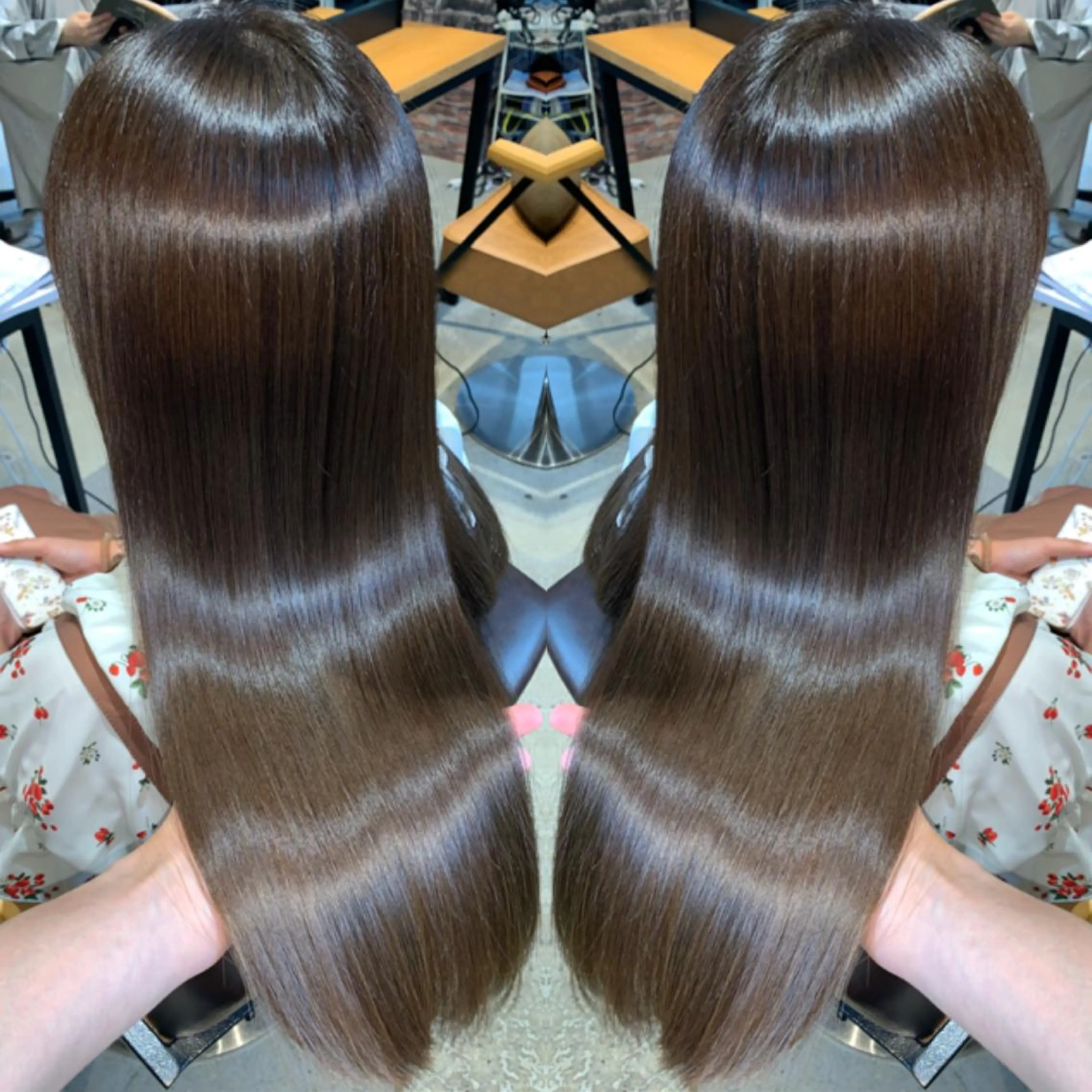 ロング 縮毛矯正/髪質改善 井上智秀のヘアスタイル