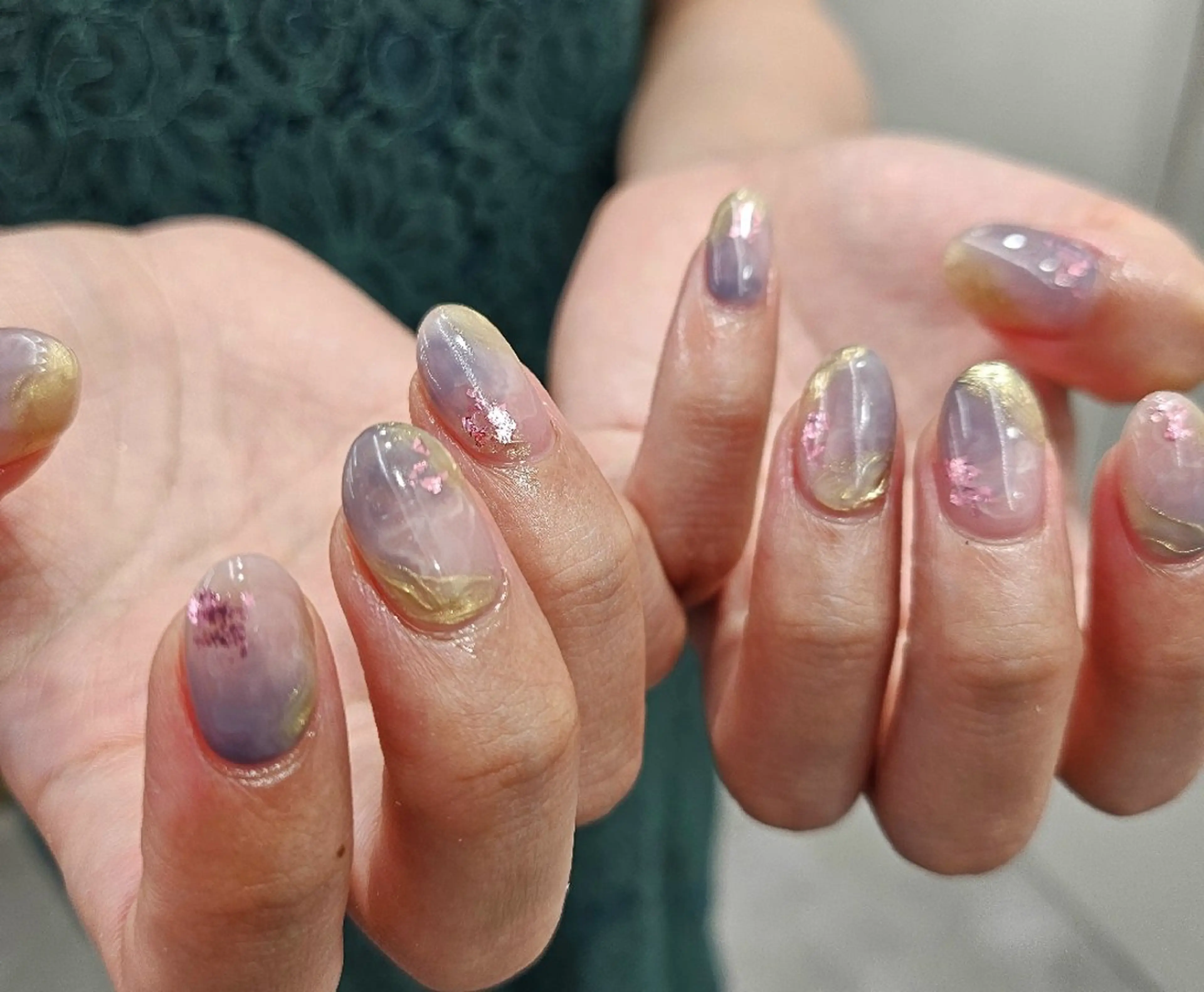 ネイル ジェルネイル 持ち込み ニュアンスネイル パラジェル ハンドネイル puku nail 🌼kazu🌼のネイルデザイン
