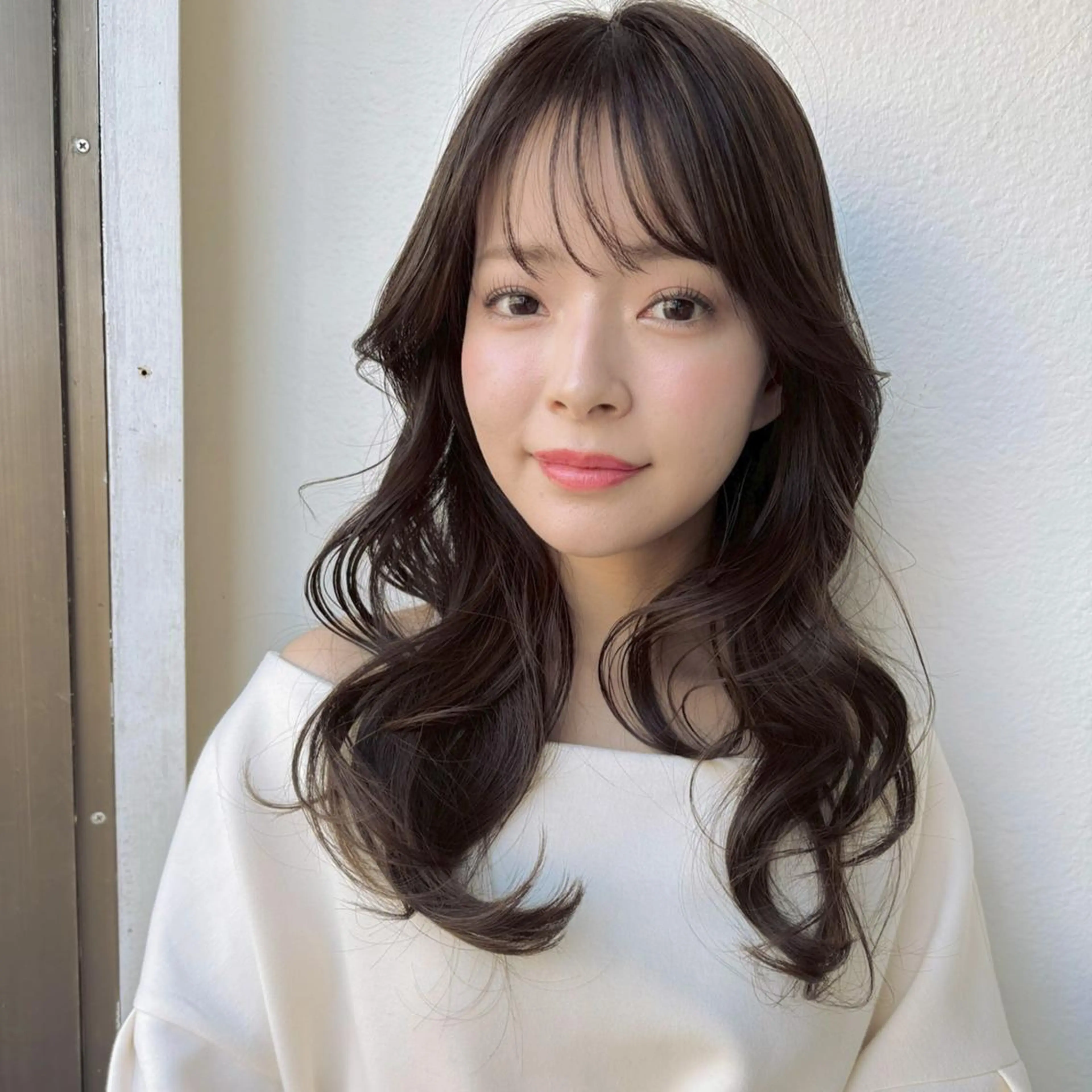 ロング レイヤーカット／韓国 🤎きのした いちかのヘアスタイル
