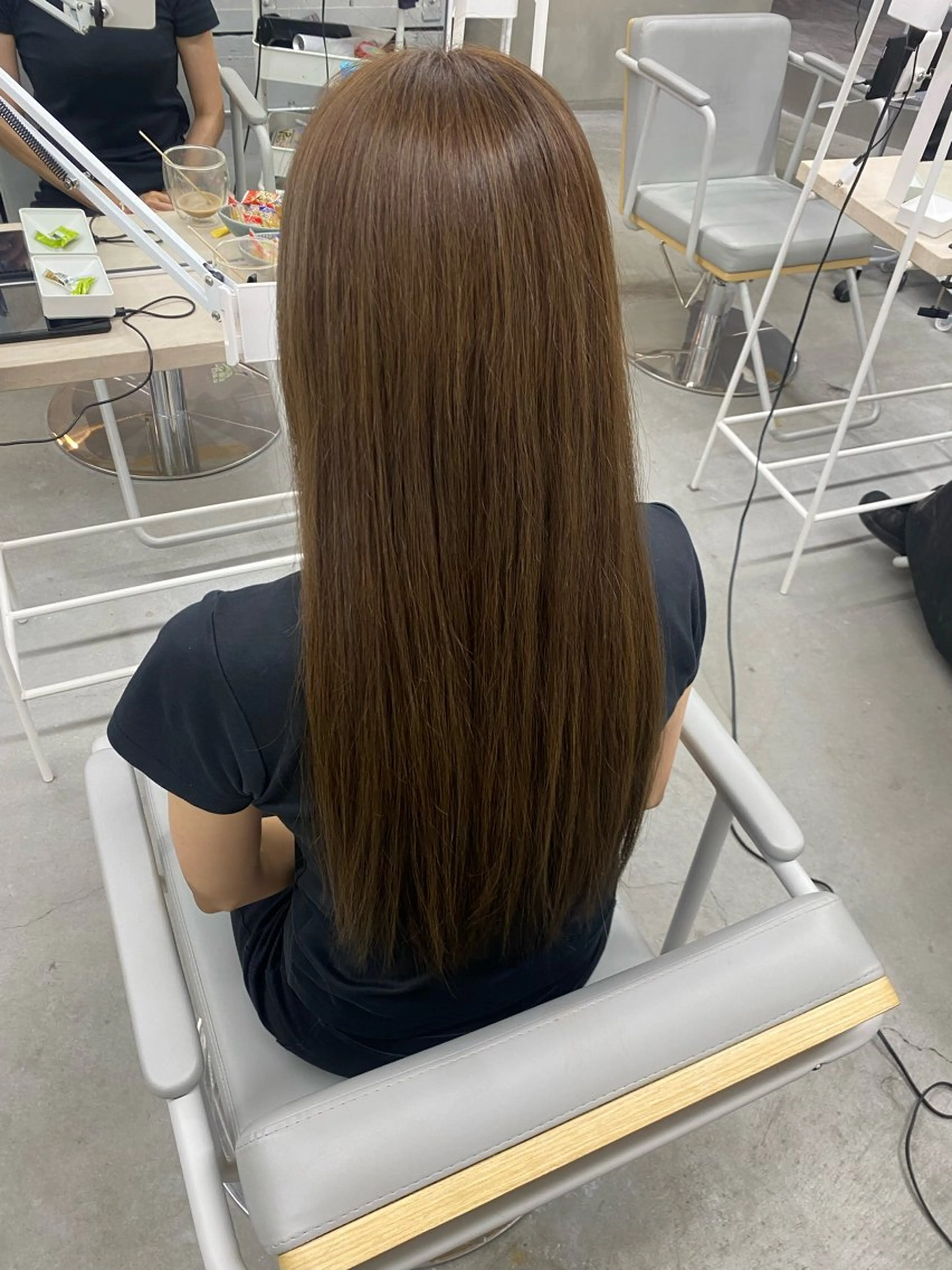 ロング カラー ヘアカラー トリートメント 前橋 姫奈のヘアスタイル