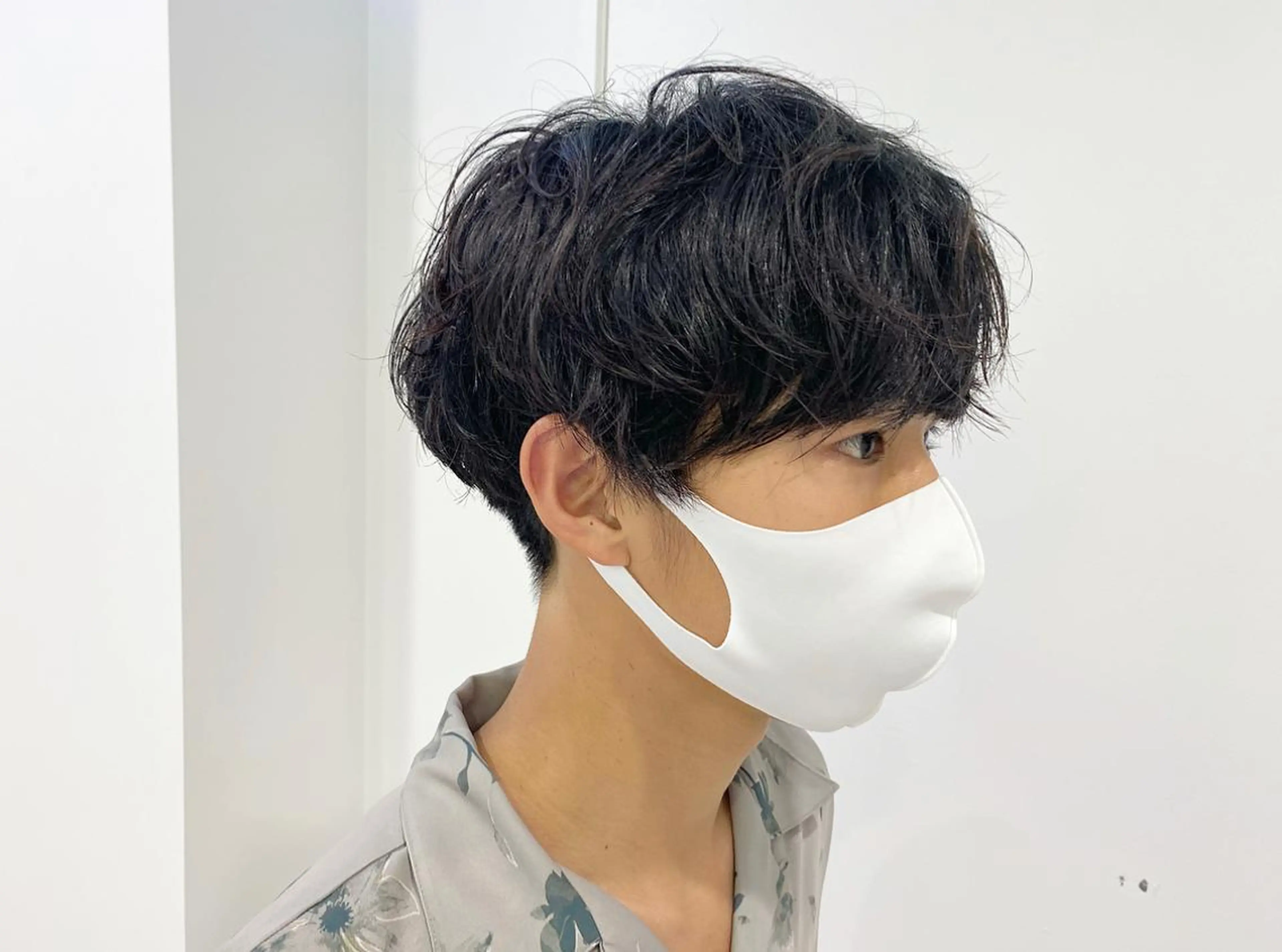 パーマ メンズ BABY 艶髪暗髪ヘア💖達人のヘアスタイル