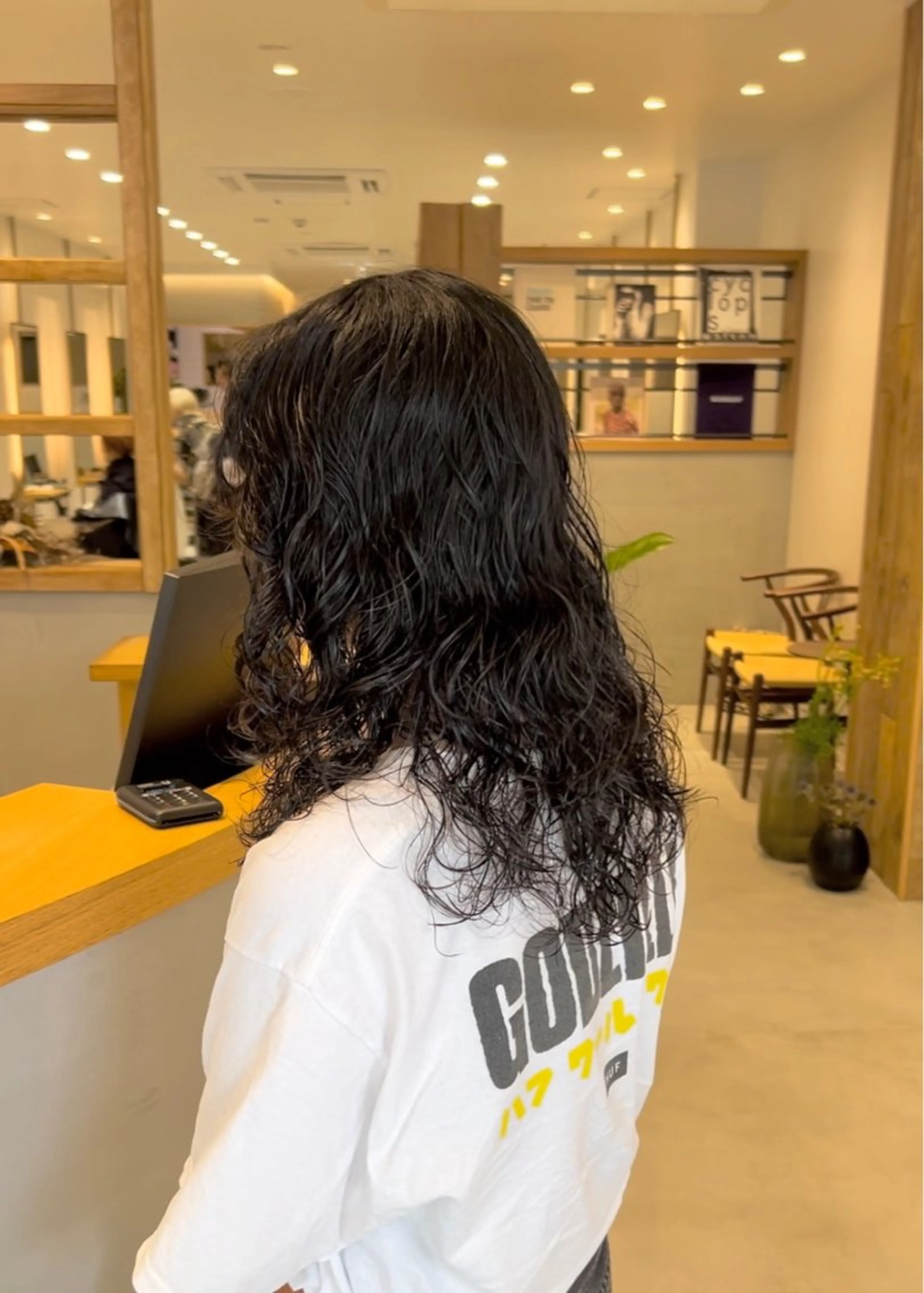 セミロング セミロングパーマ カット パーマ パーマ/名古屋パーマ / コデラ ナナホのヘアスタイル