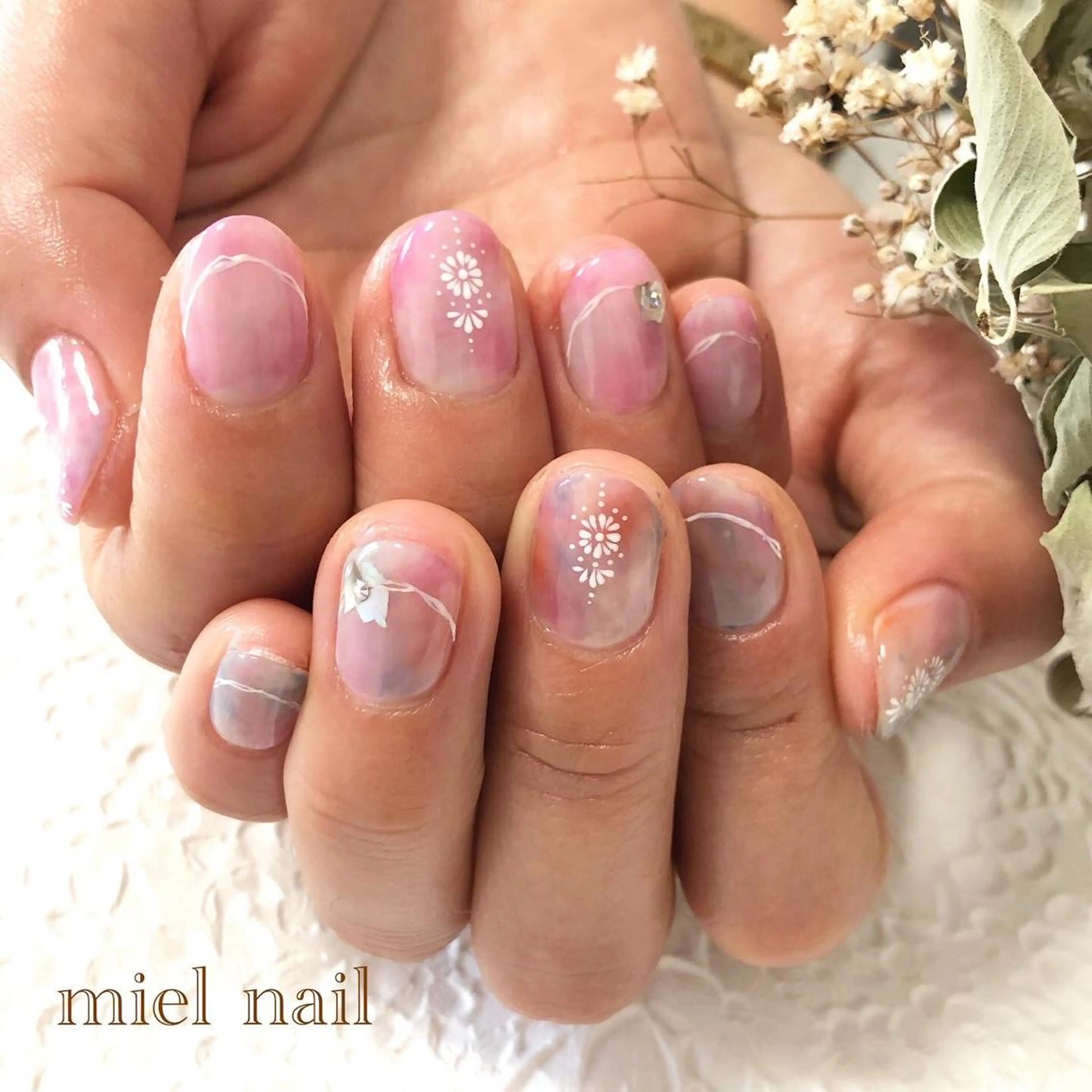 ネイル ハンドネイル miel nailのネイルデザイン