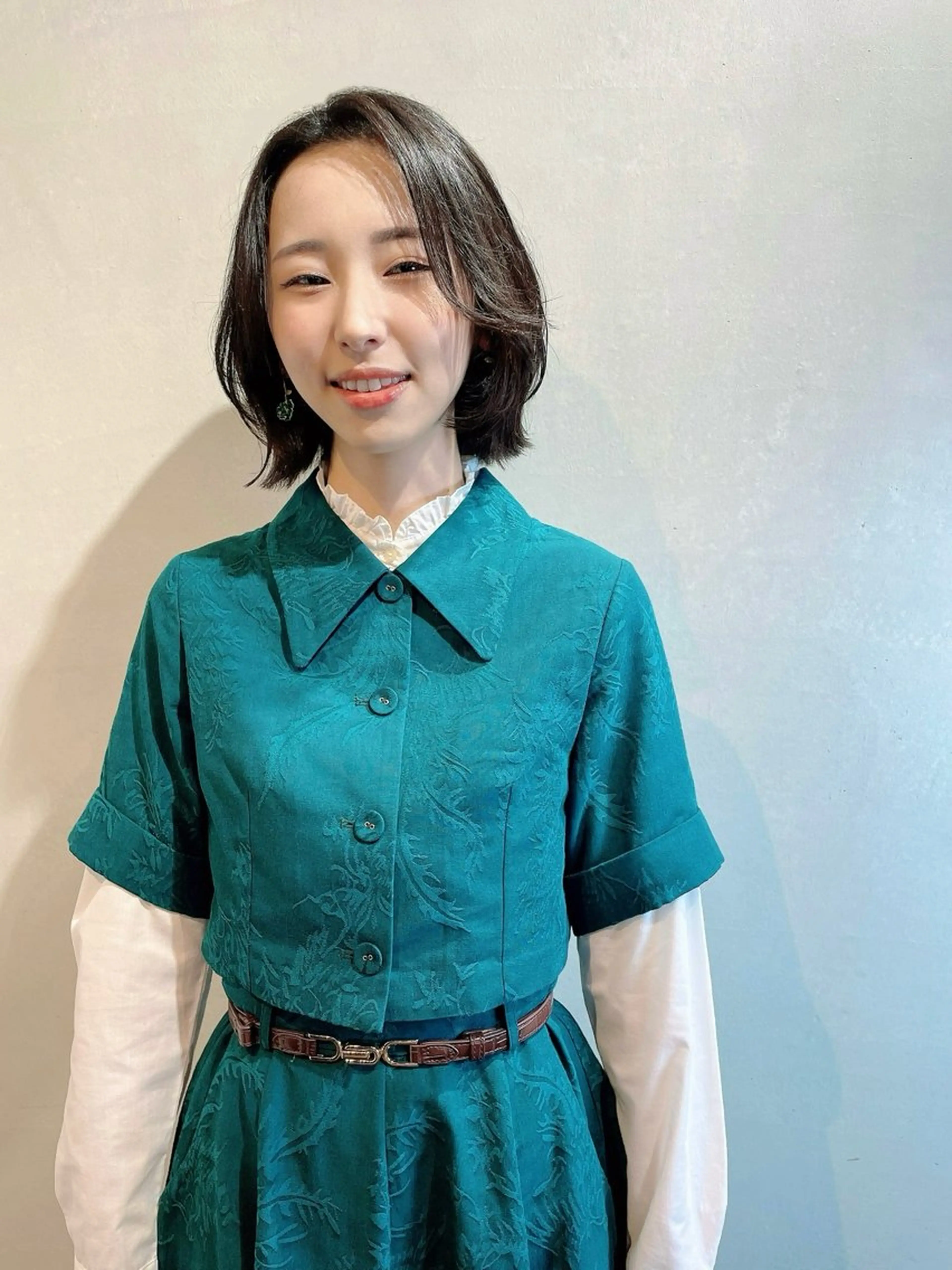 ショート ボブ 顔まわりレイヤー レイヤーカット mizuki/ レイヤー/四条烏丸のヘアスタイル