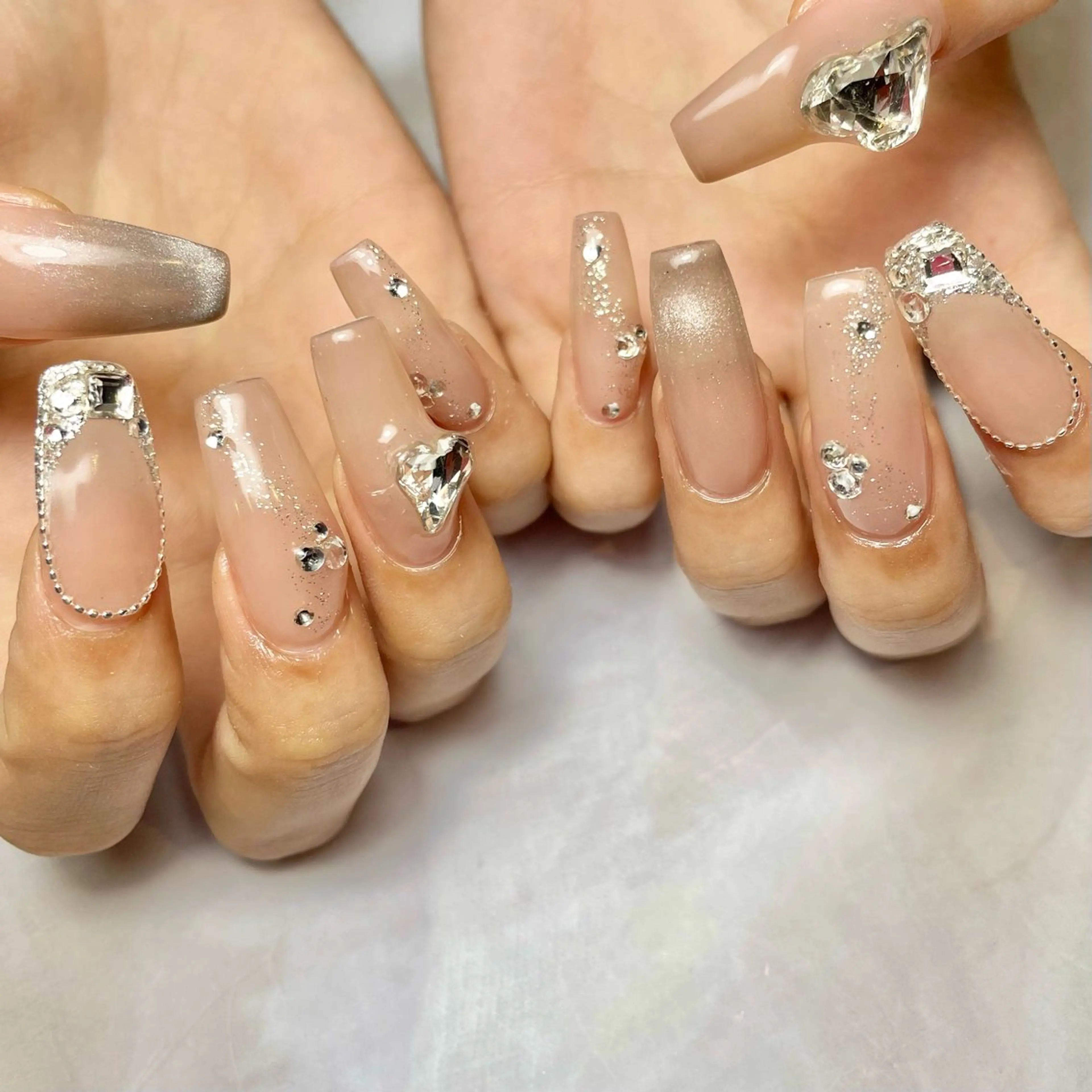 ネイル キラキラネイル 持ち込み ハンドネイル Reflection marikoのネイルデザイン