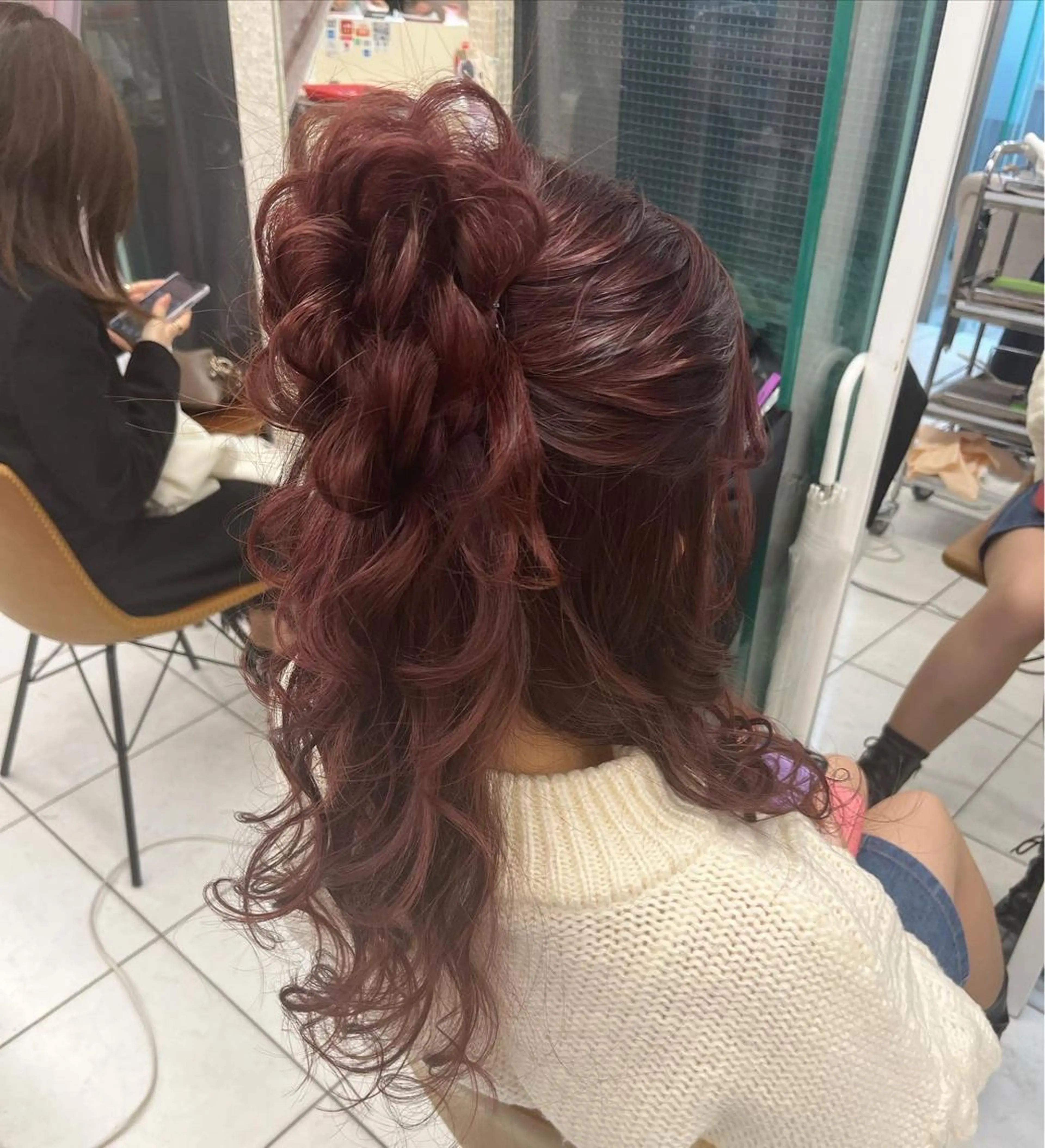 ヘアセットの写真