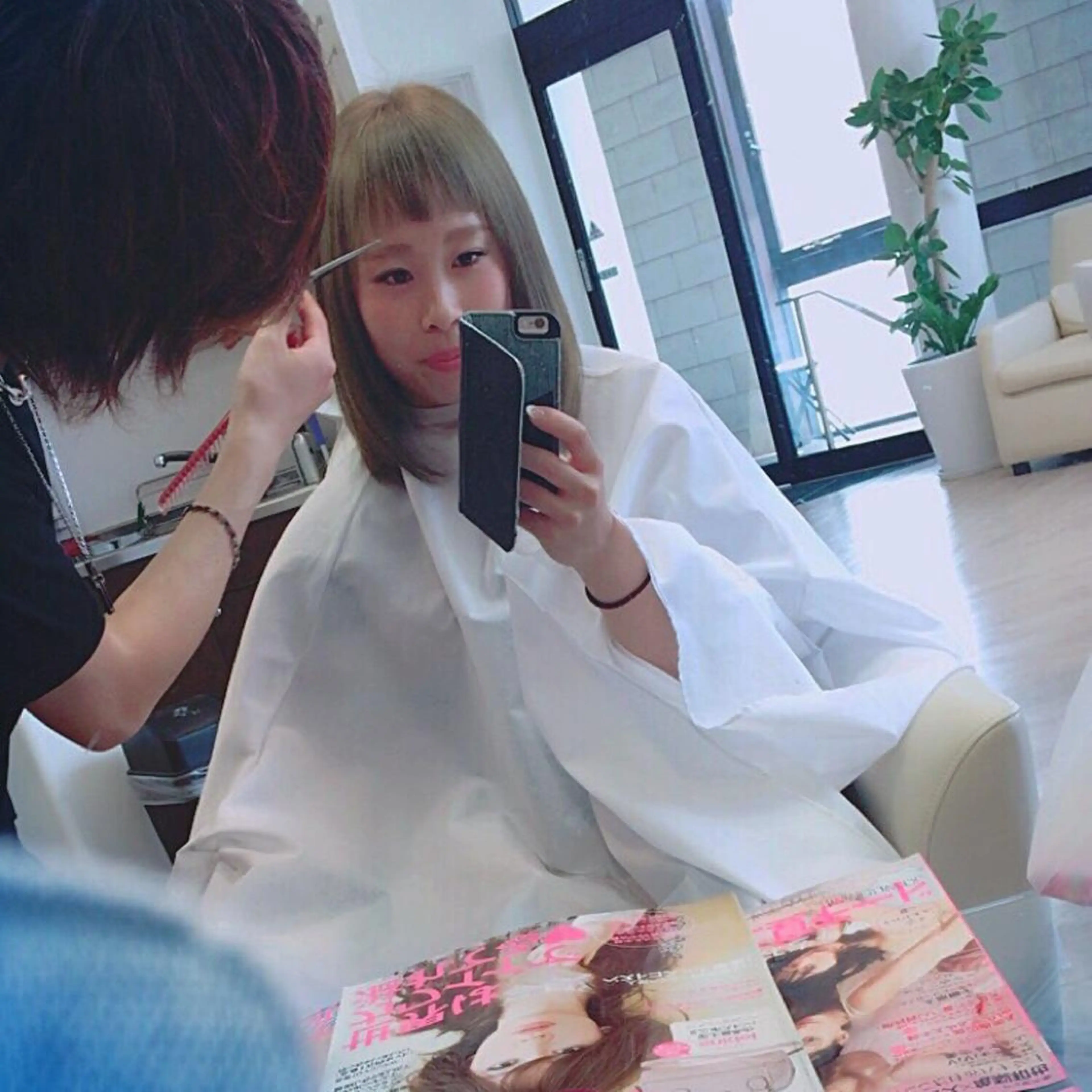 ショート カラー パーマ ヘアアレンジ メンズ キッズ ネイル マツエク・マツパ ドライ カット✂️髪質改善のヘアスタイル