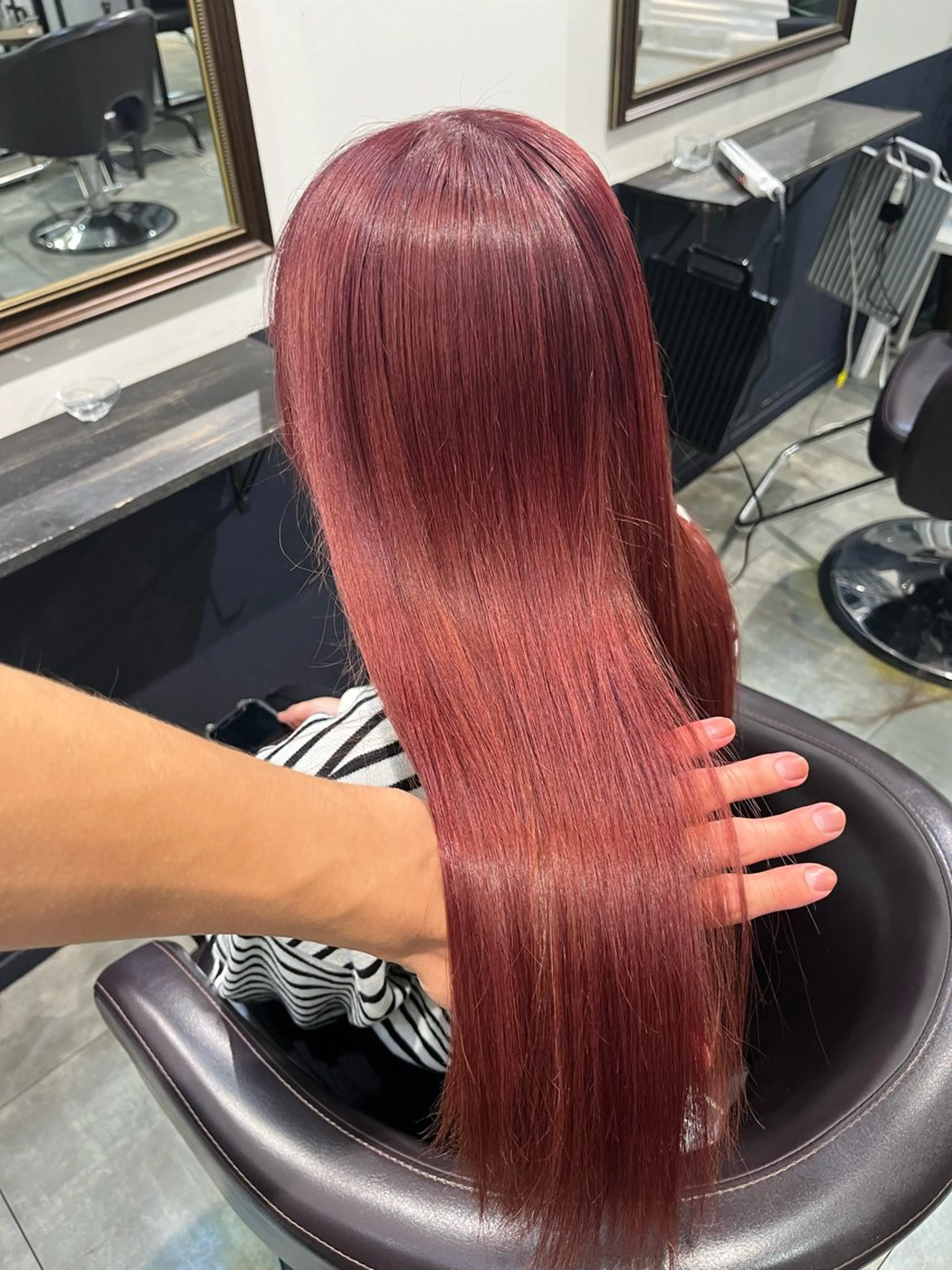 ロング ヘアカラー トリートメント 🌈カラー特化 ハイトーンけいと🌈のヘアスタイル