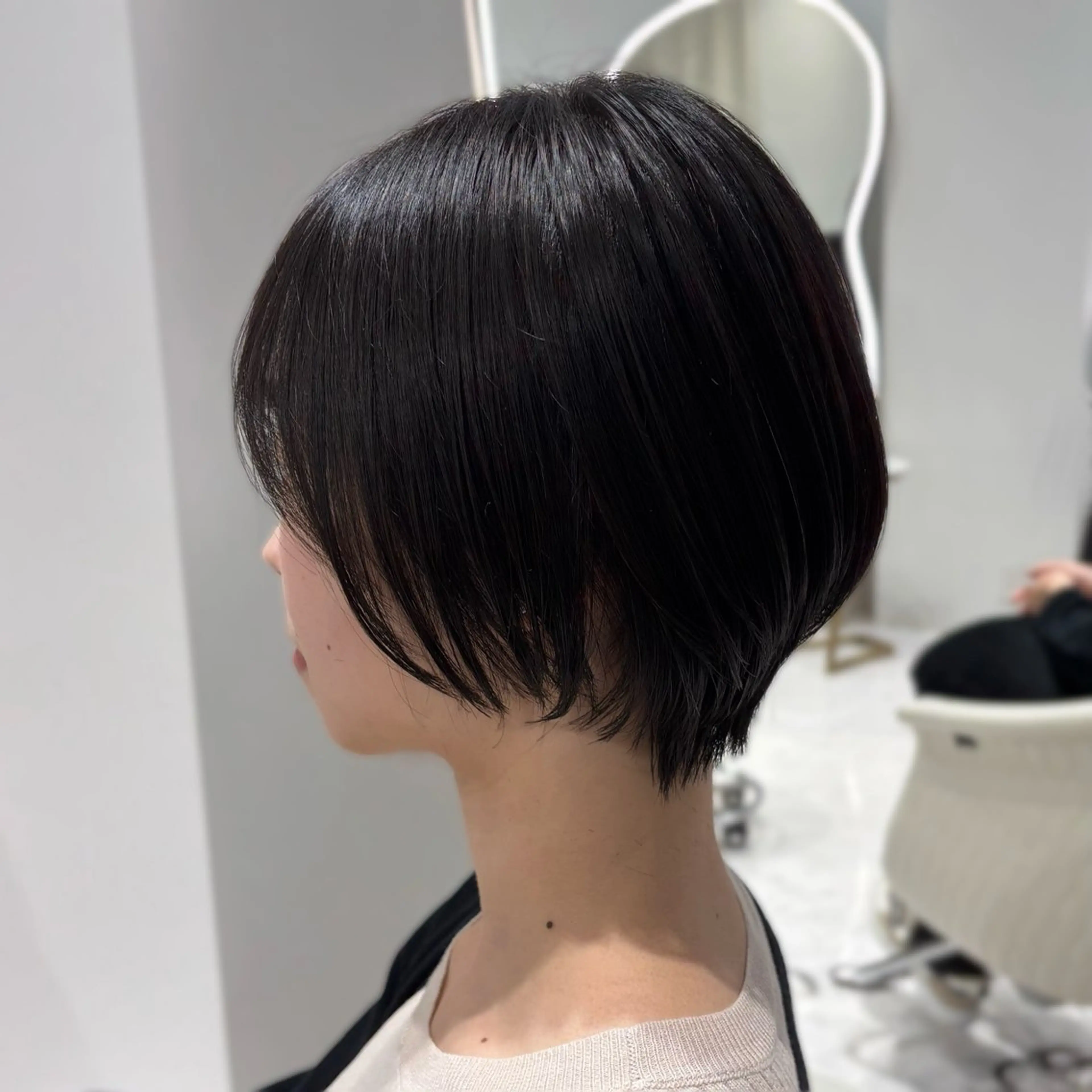 ショート くびれヘア 韓国風ヘア ショートヘア 後藤 瑠菜のヘアスタイル
