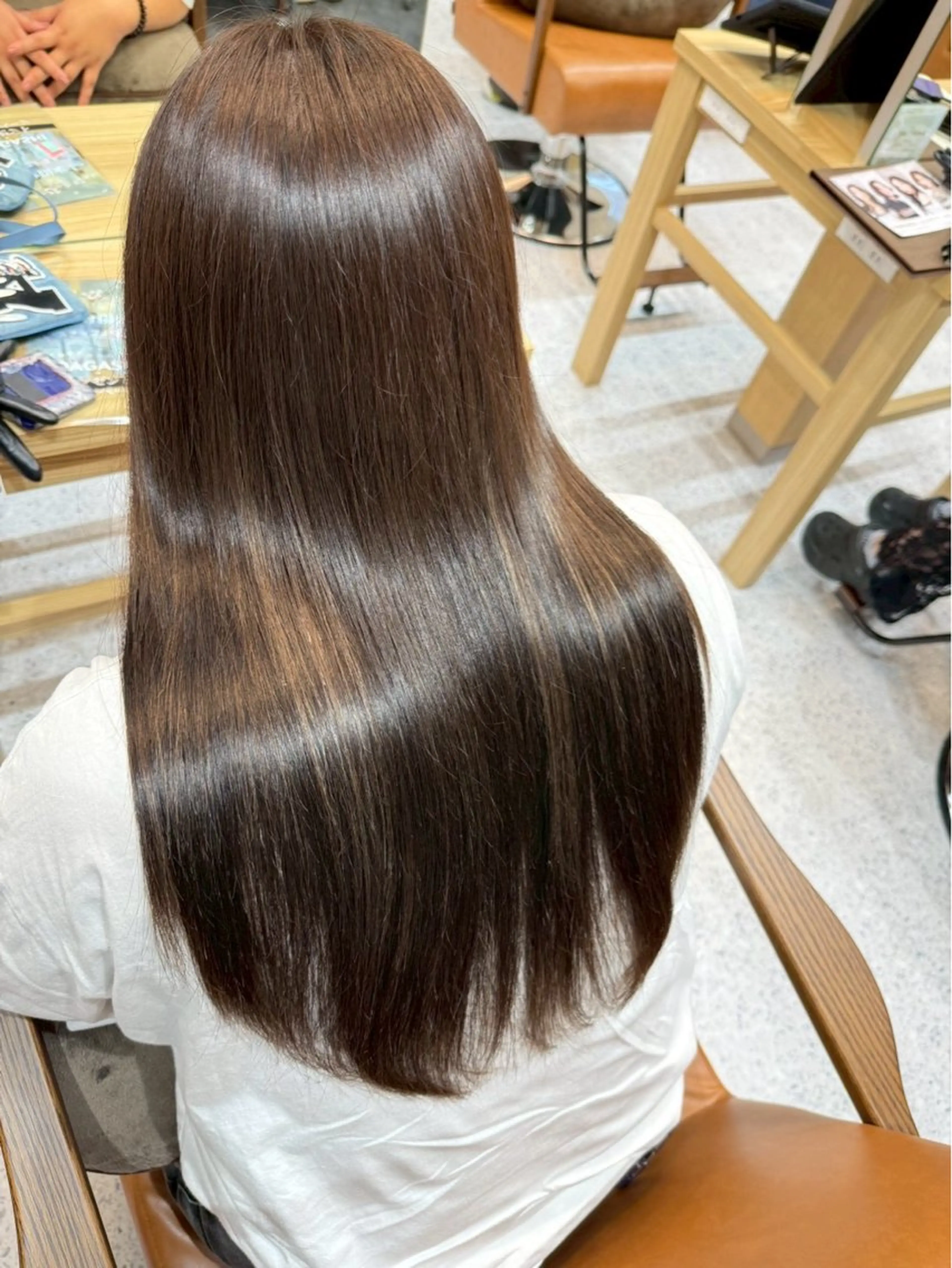 ロング カラー 𝐌𝐀𝐑𝐔𝐈 𝐌𝐈𝐓𝐎🫧のヘアスタイル