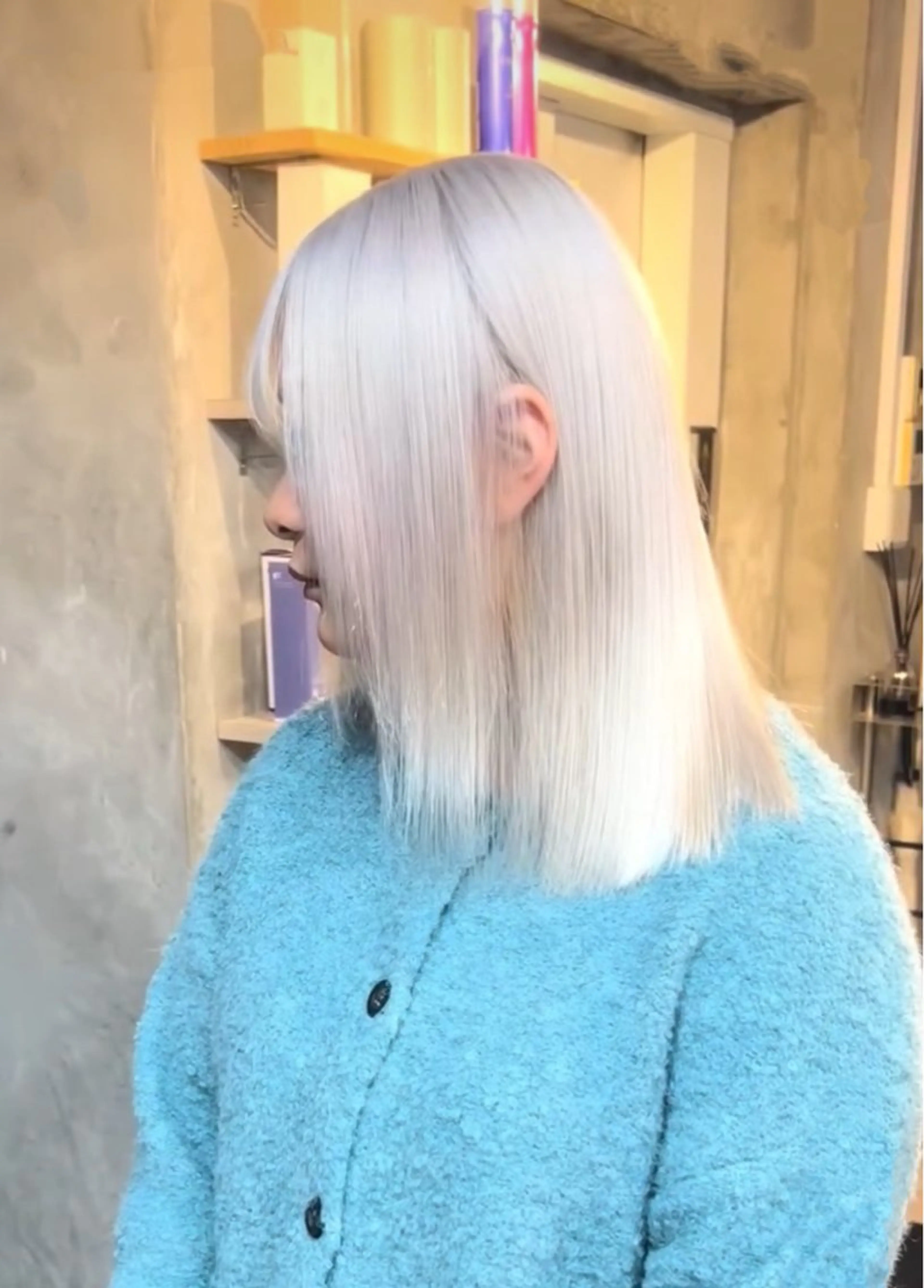 セミロング カラー ヘアカラー 心斎橋難波/カラー こころのヘアスタイル