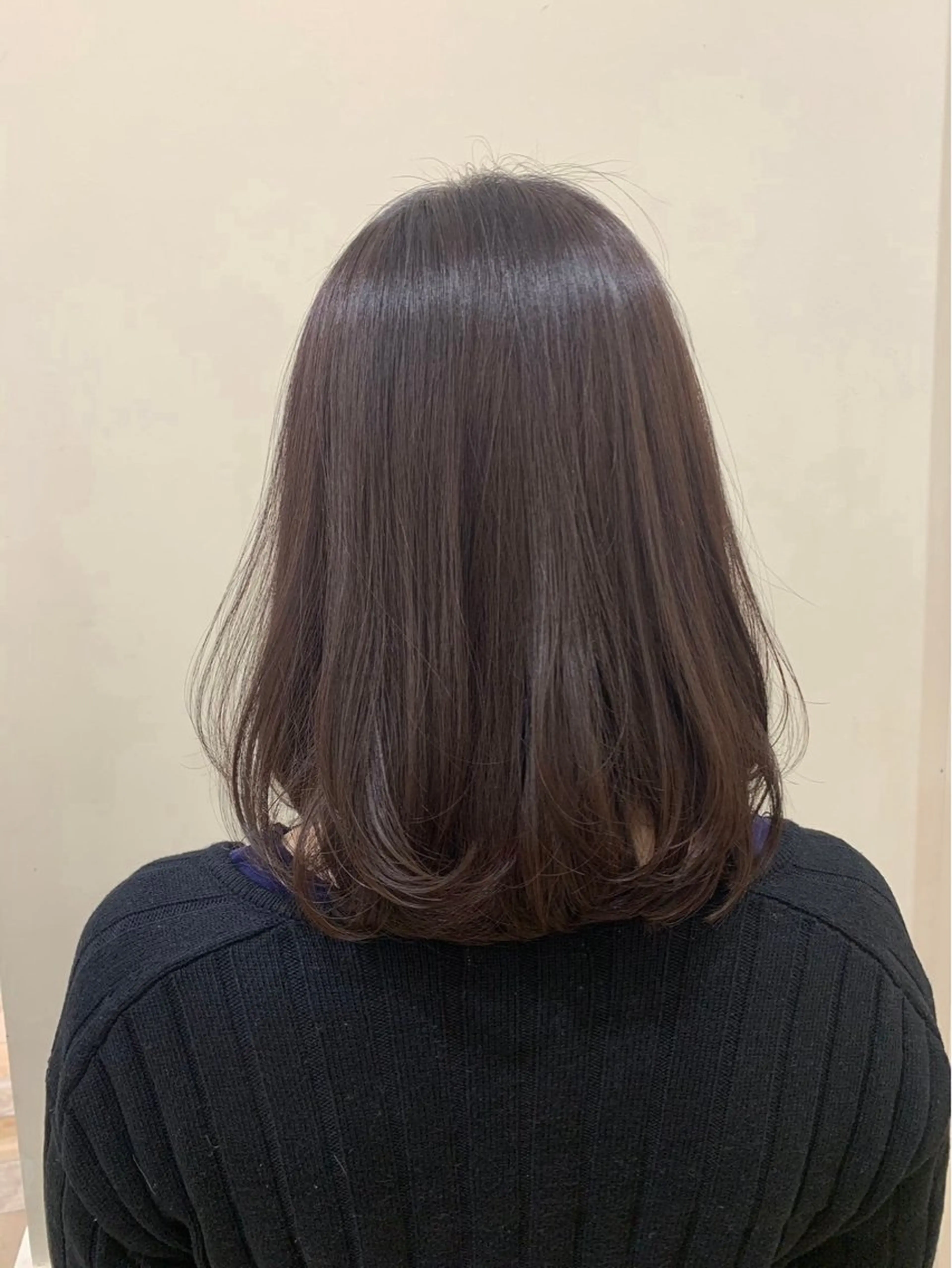 ミディアム 韓国ヘア ‎⟡.·KANA🐥のヘアスタイル