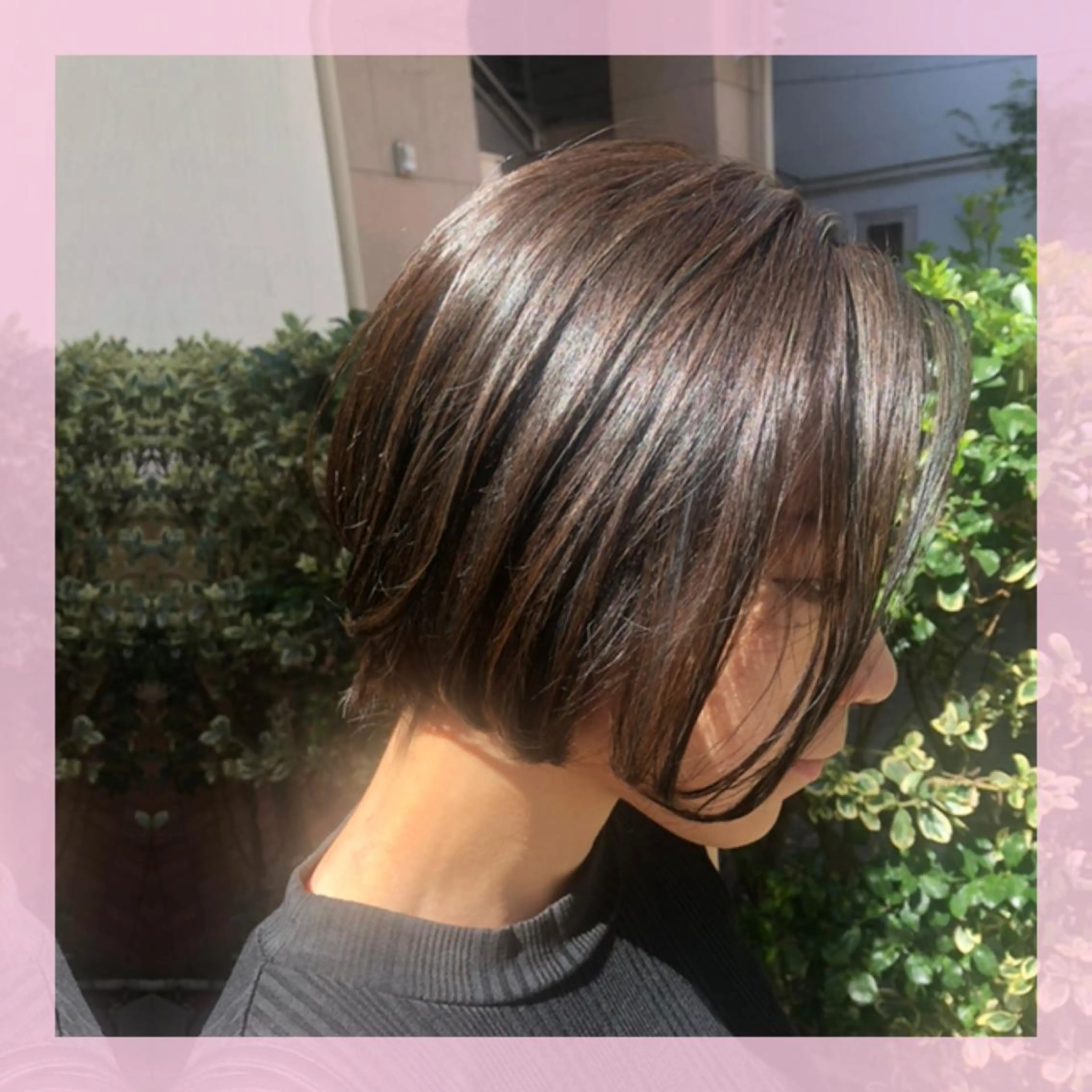 ショート カラー ハイライトカラー ハイライト カット ヘアカラー 🍒前川 🍒のヘアスタイル