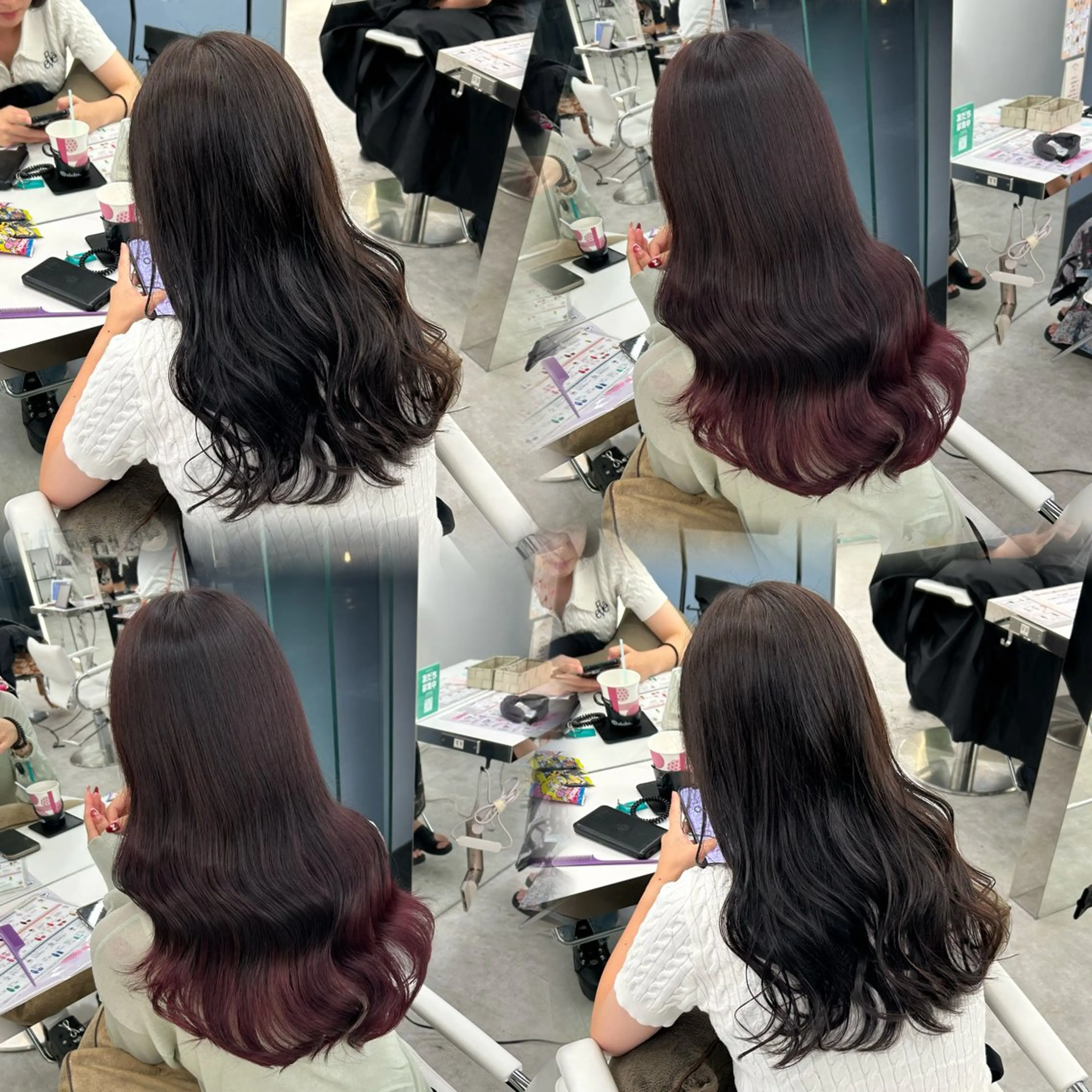 ロング カラー 透明感カラー ヘアカラー トリートメント 透明感ハイトーン特化 /ケアブリーチ/莉駒のヘアスタイル