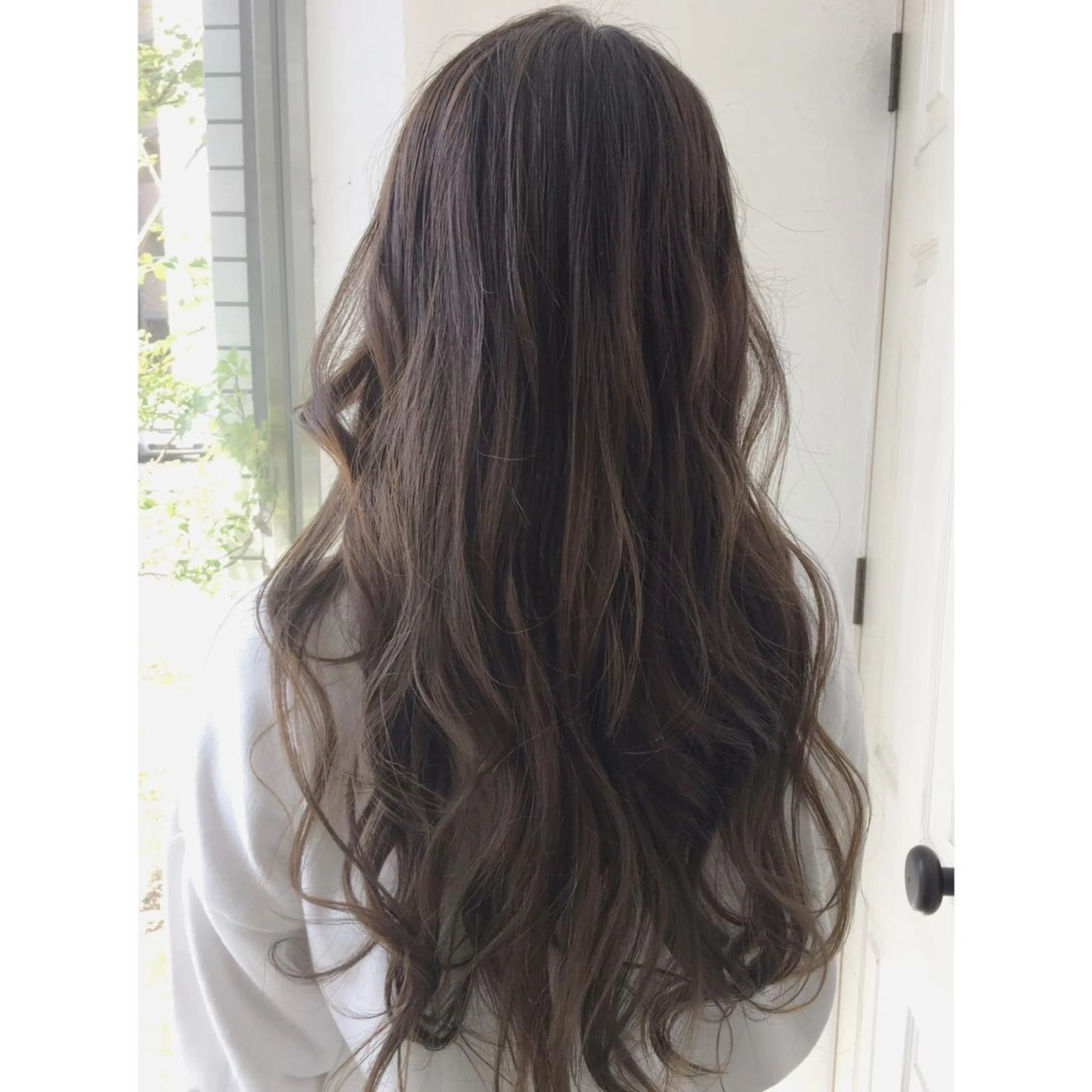 ロング カラー fio マナミのヘアスタイル
