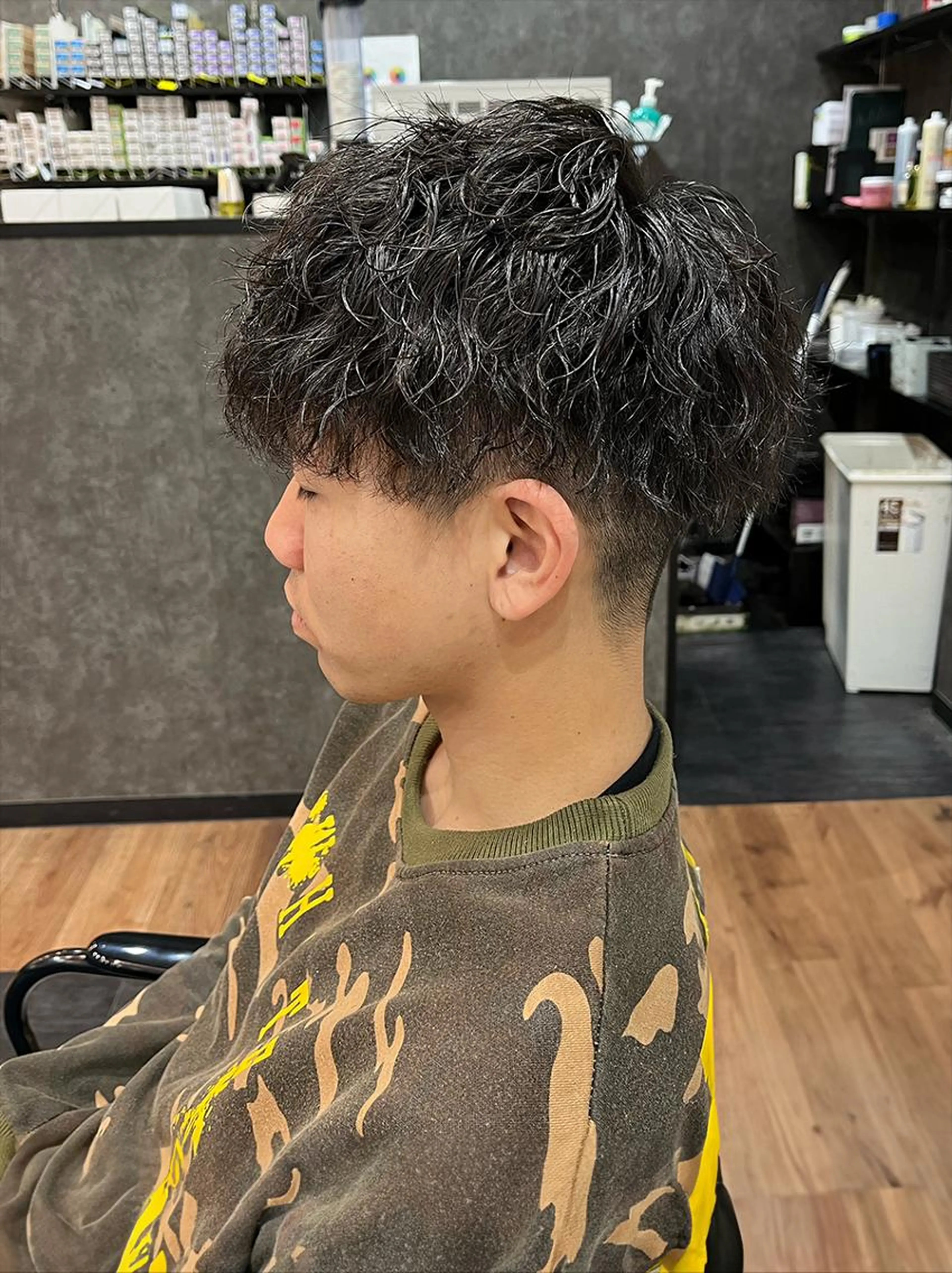 【🌟men's人気メニュー🌟】メンズカット➕ツイストスパイラルパーマの写真