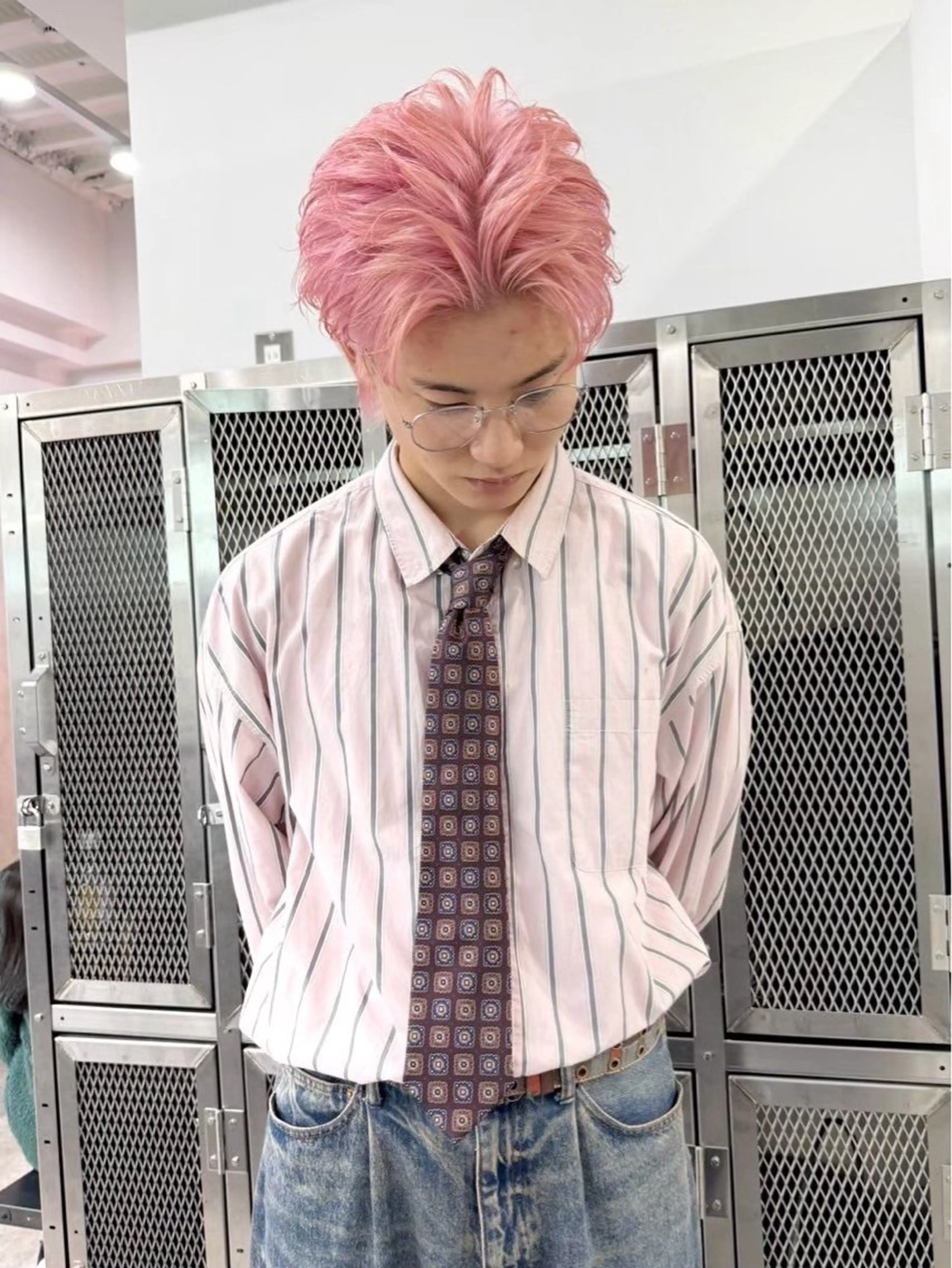 ショート カラー ピンクカラー ショートヘア wico こののヘアスタイル