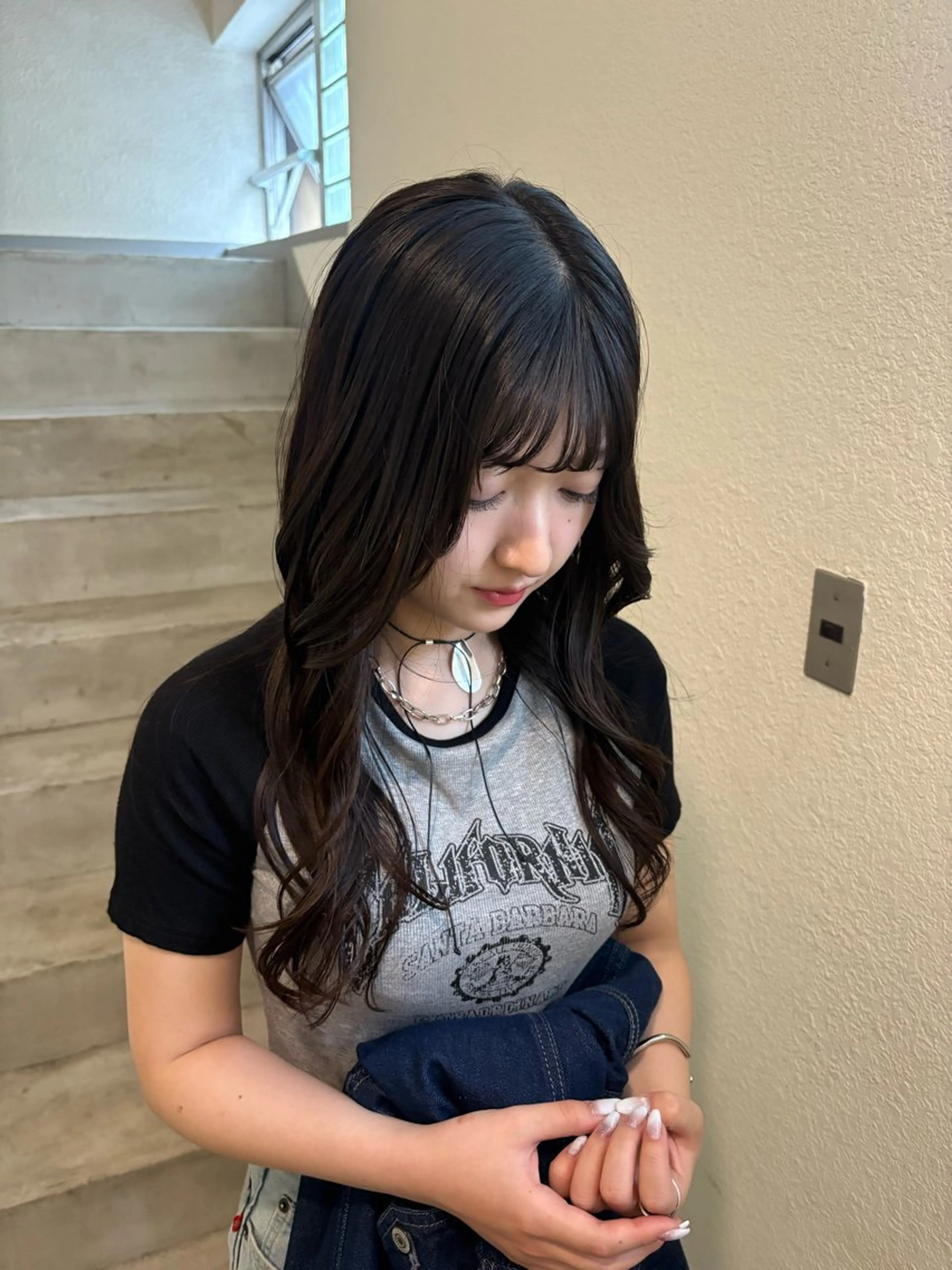 ロング ヘアカラー siki yuikaのヘアスタイル