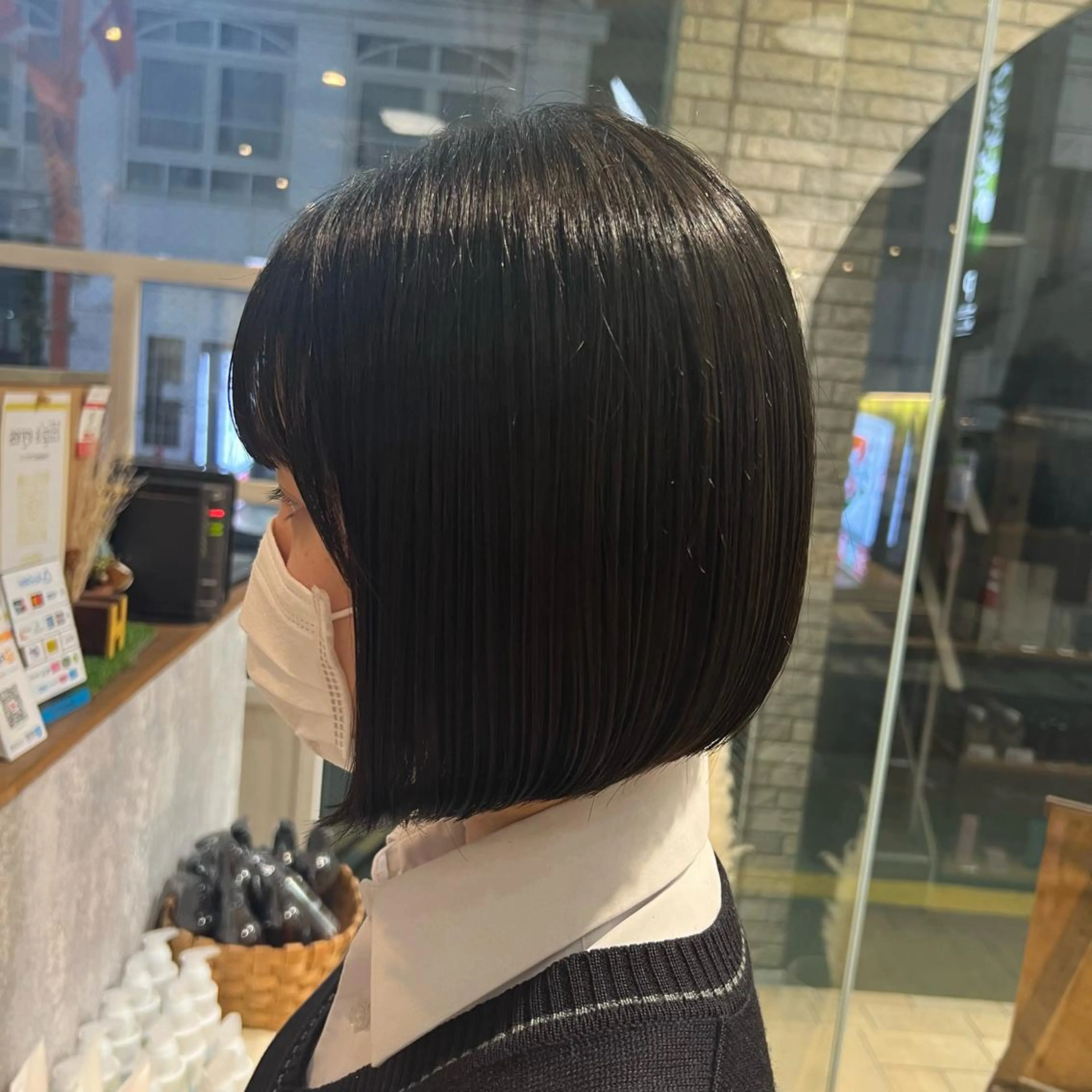 ショート 前下がりボブ ボブ カット インナーカラー♡ Nanakoのヘアスタイル