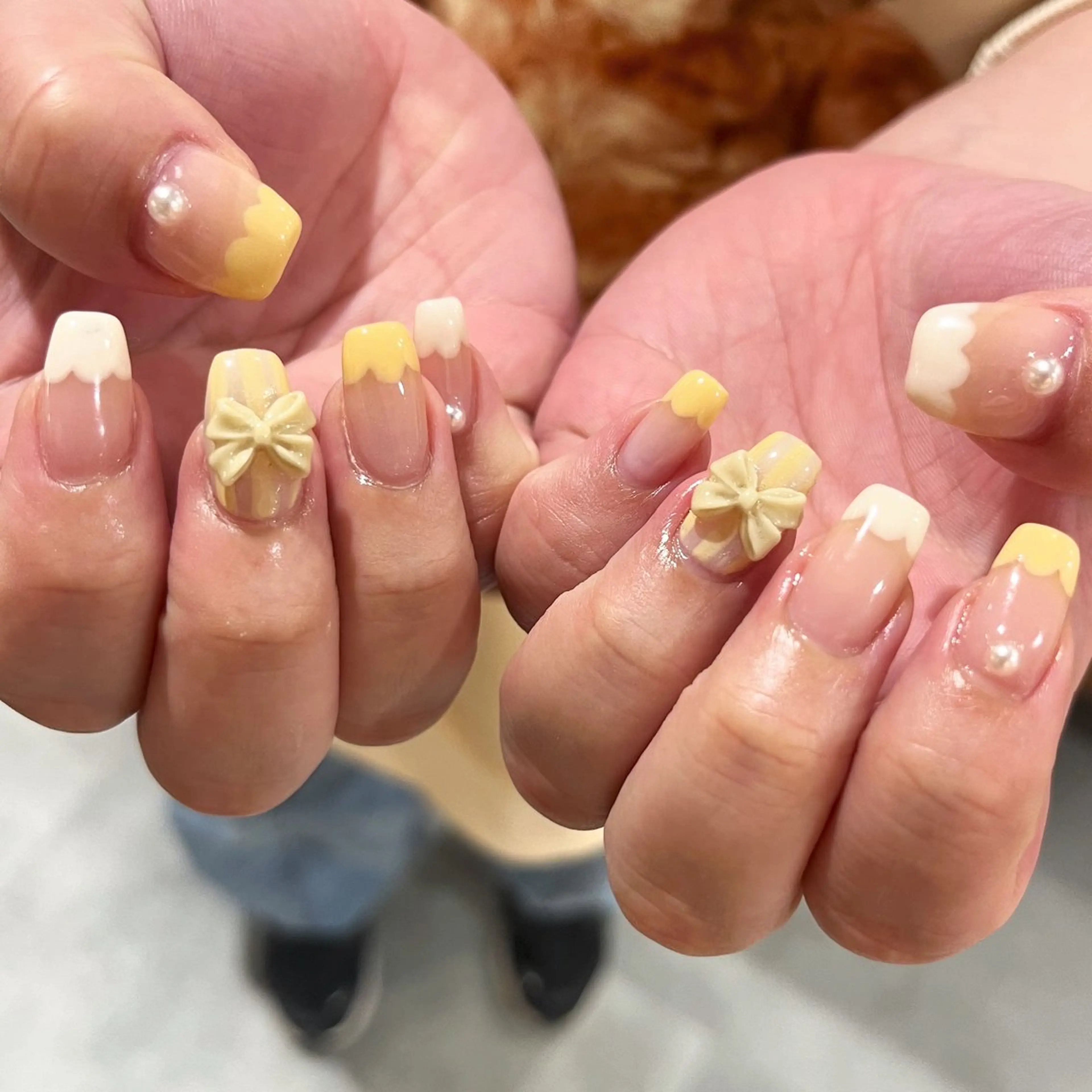 ネイル eight横浜☁️ くまべのネイルデザイン