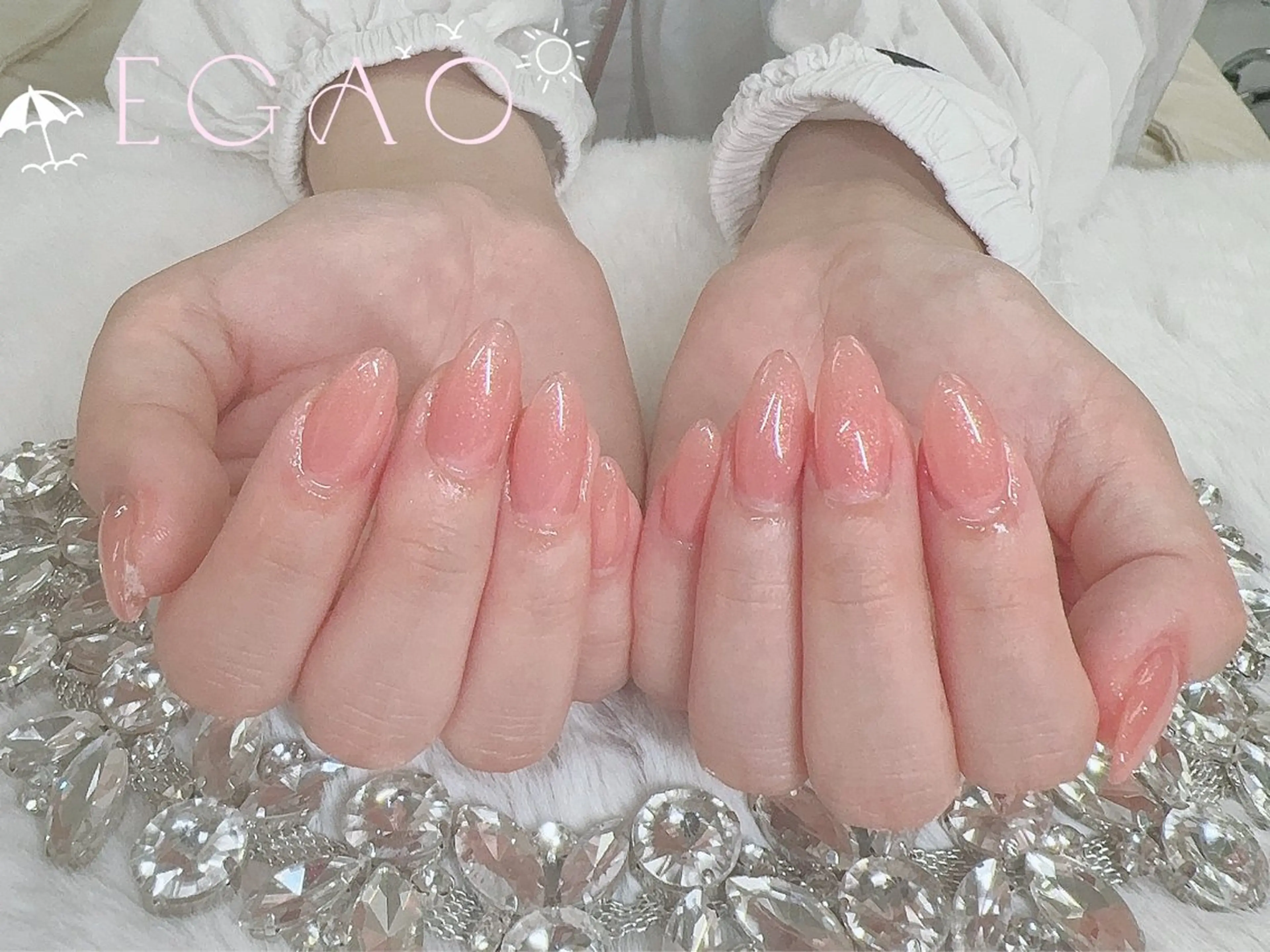 ネイル アートネイル フットネイル フレンチネイル ジェルネイル グラデーション ハンドネイル Egao Nail錦糸町店のネイルデザイン