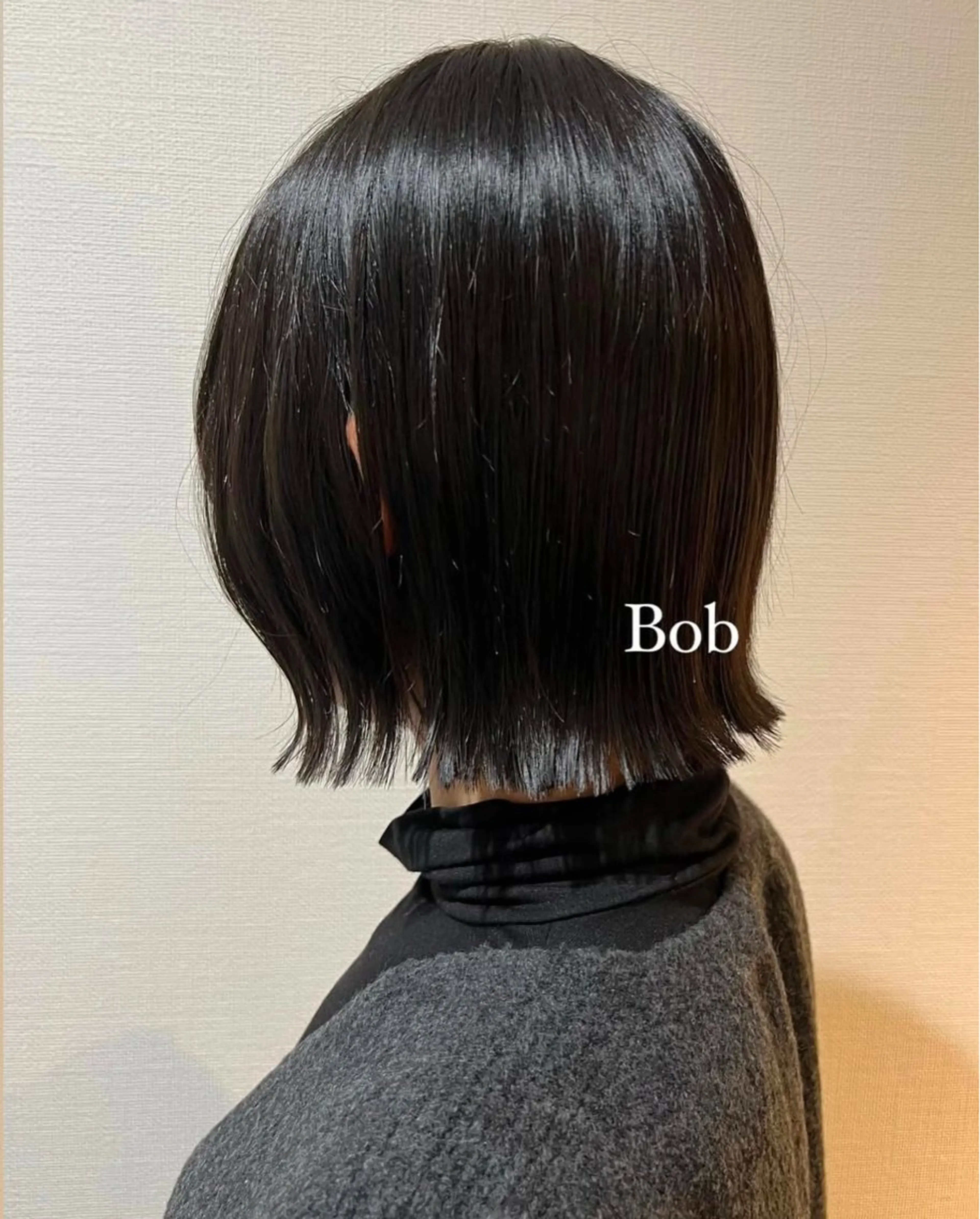 ショート ボブ 外ハネヘア 加納千華 /ボブ/ぱつっとボブのヘアスタイル