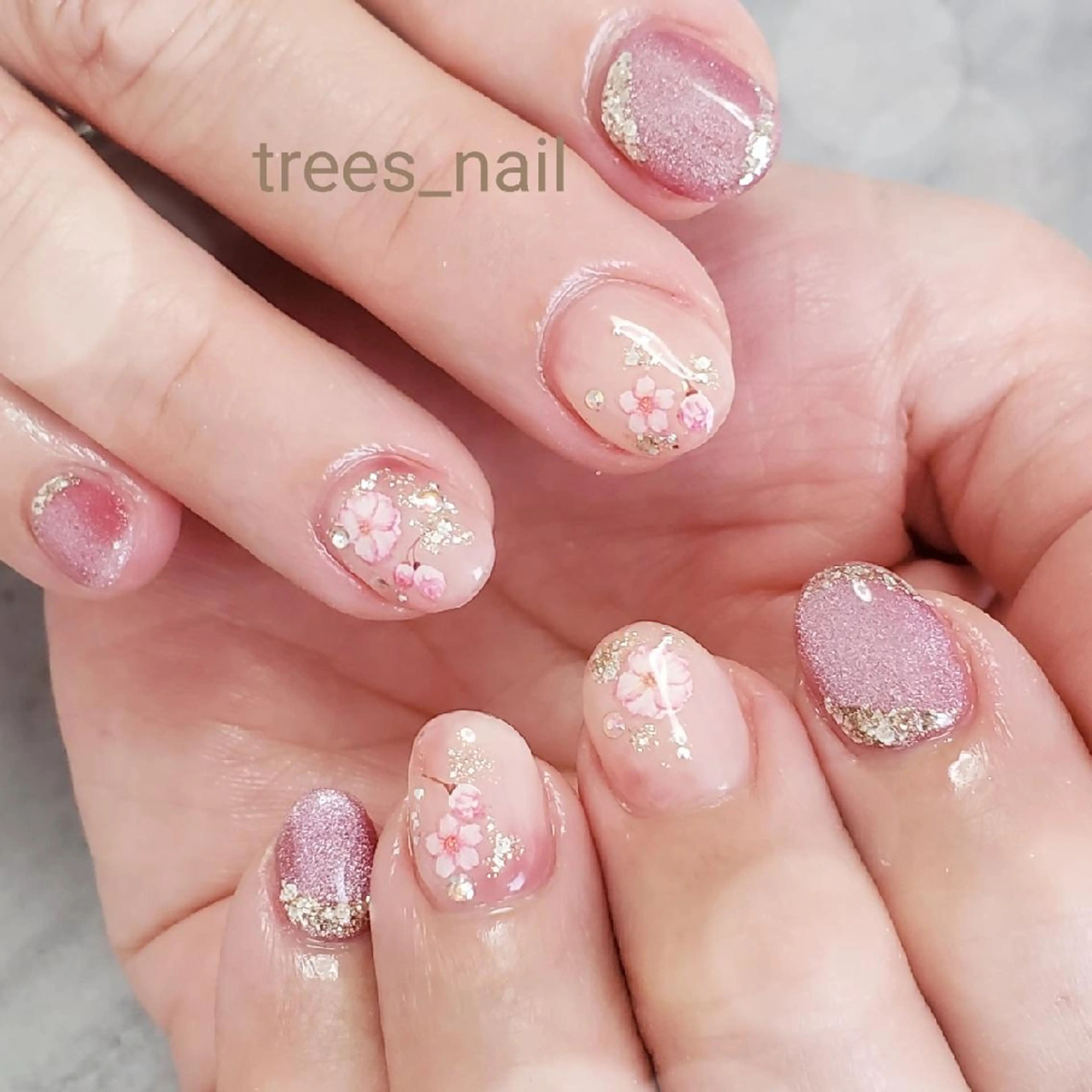 ネイル trees_ nailのネイルデザイン