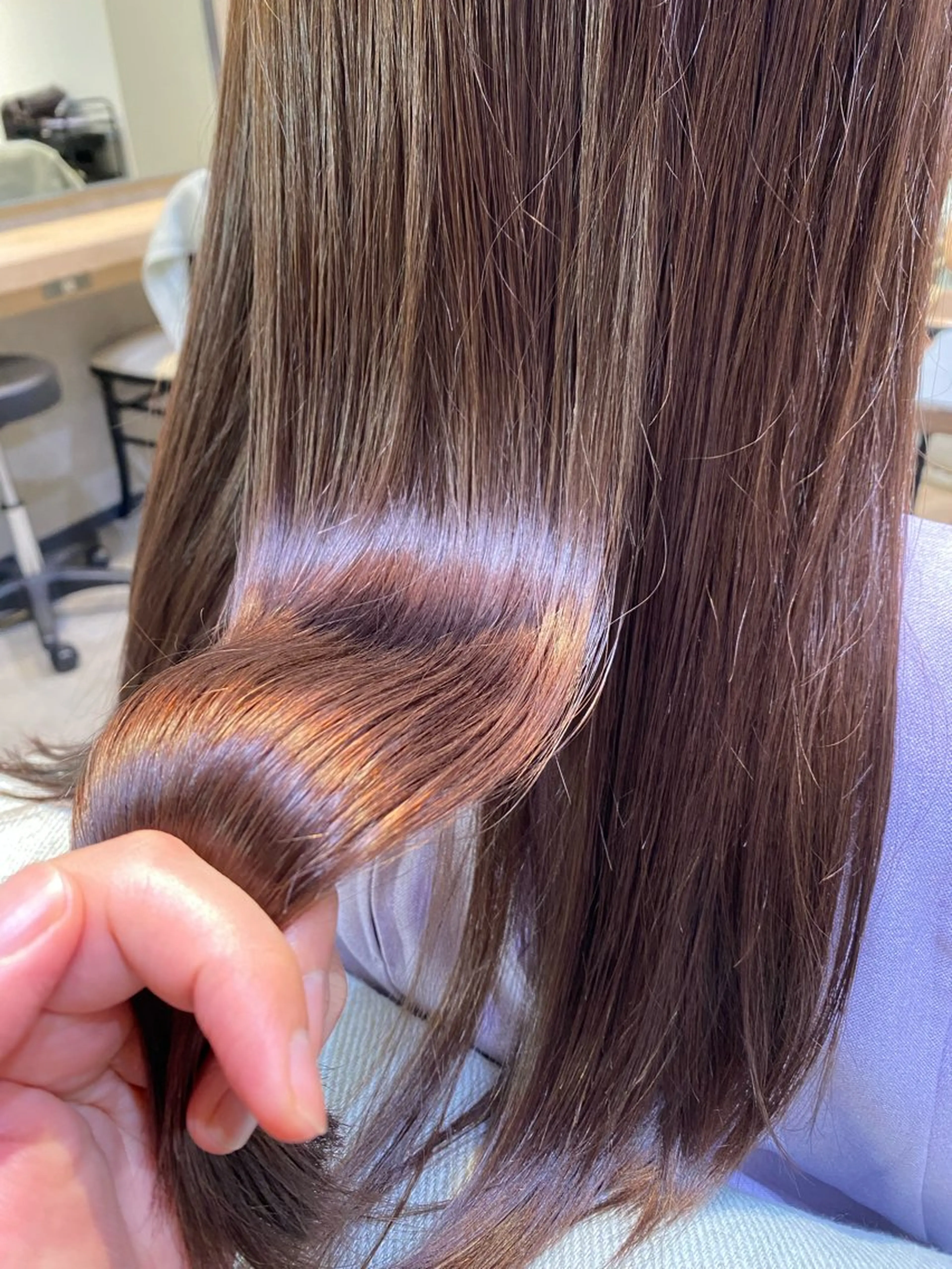 ロング カラー ヘアカラー トリートメント 新宿 / Aujua ｿﾑﾘｴ🫧森田涼介のヘアスタイル