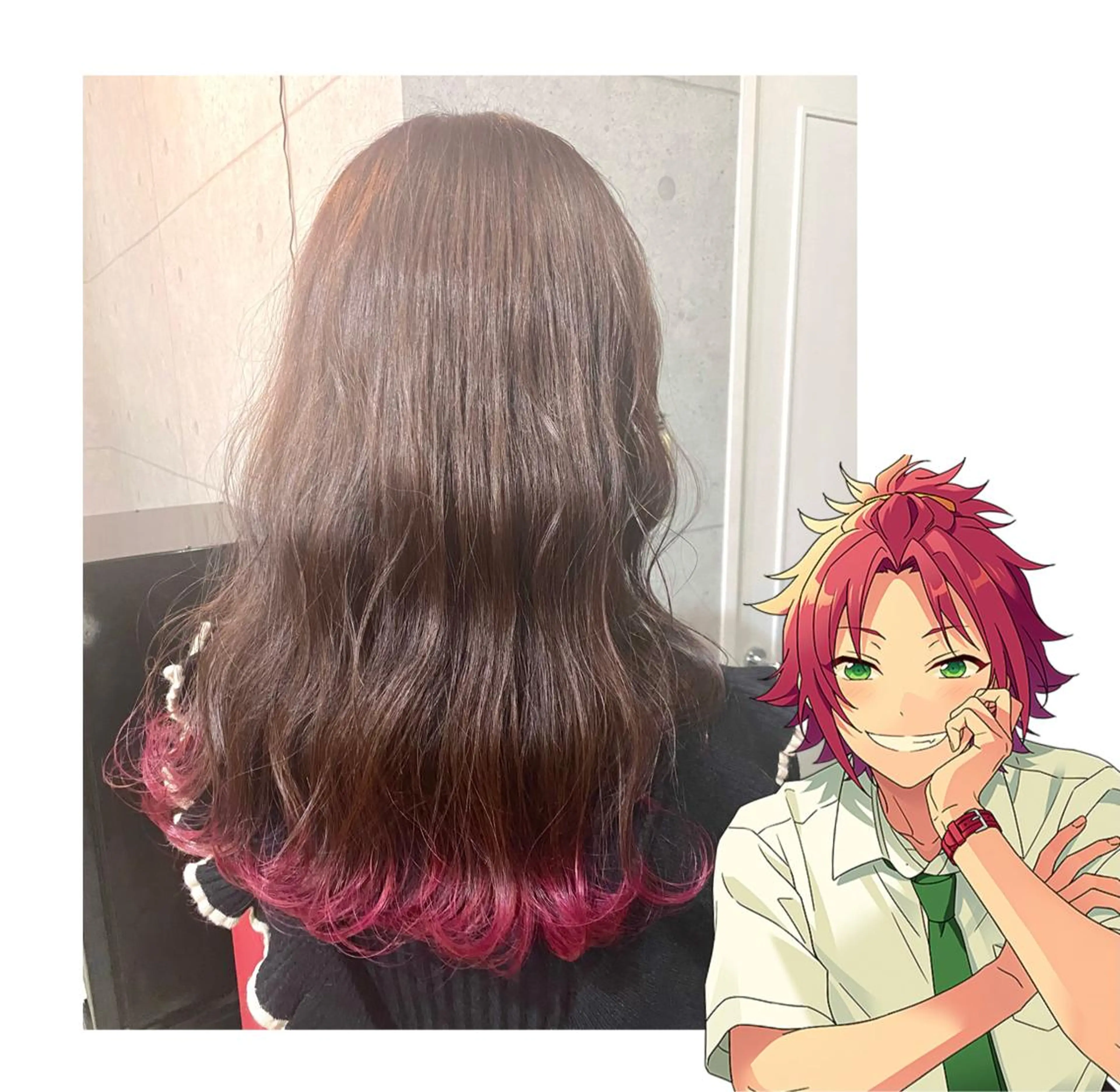 🥣ブリーチで🌈裾カラー＆全体カラー🎨《ブリーチカラー》の写真