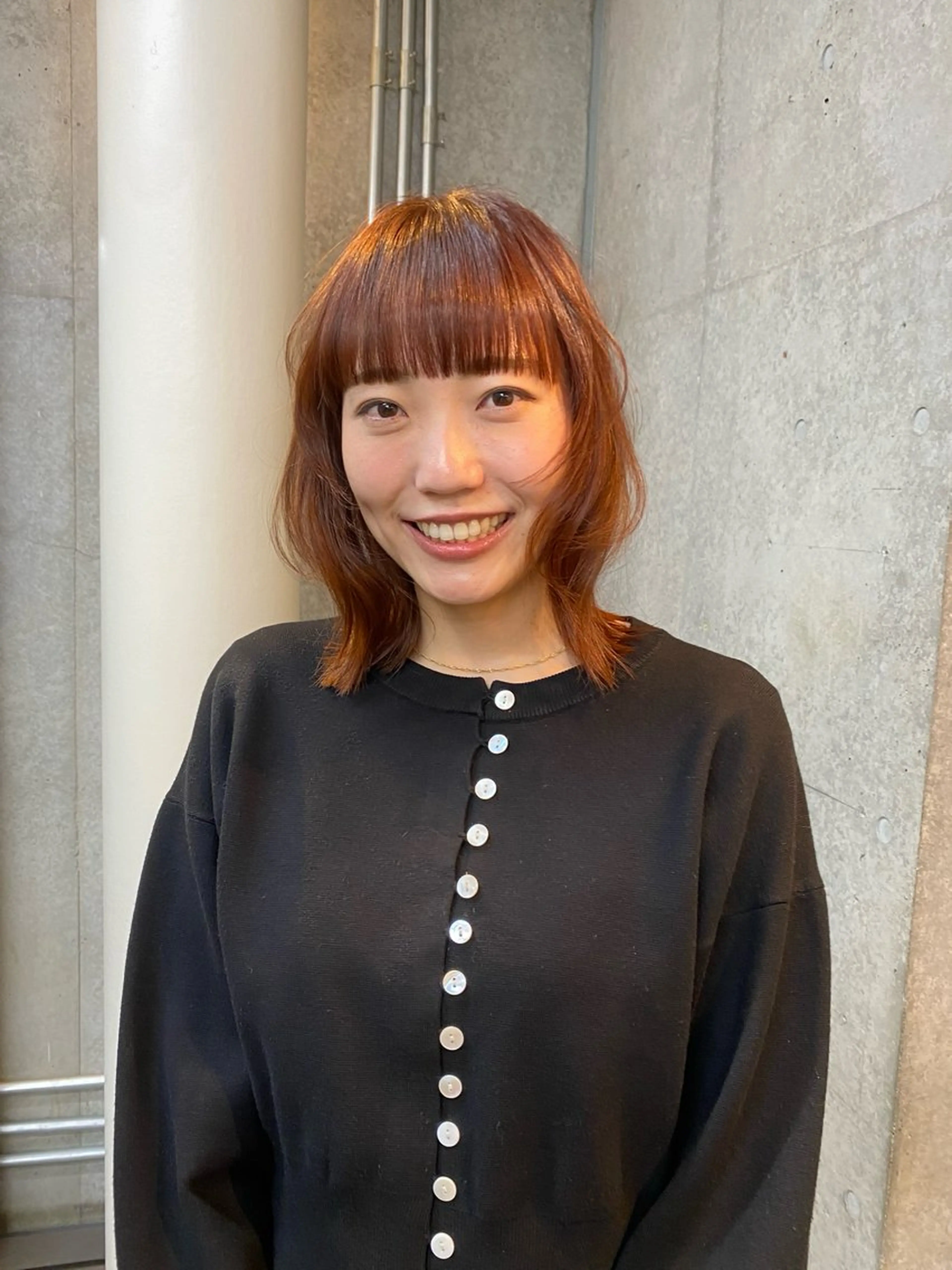 カラー ハセガワ レナのヘアスタイル
