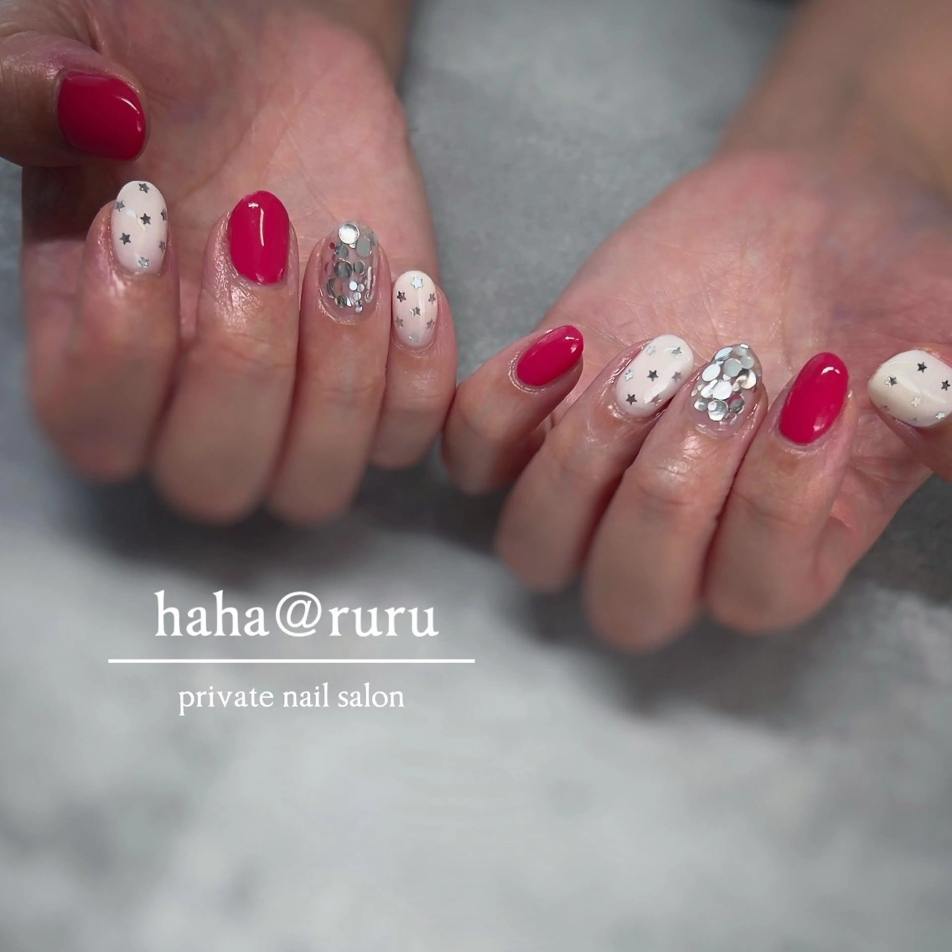 ネイル ピンク haha@ ruruのネイルデザイン