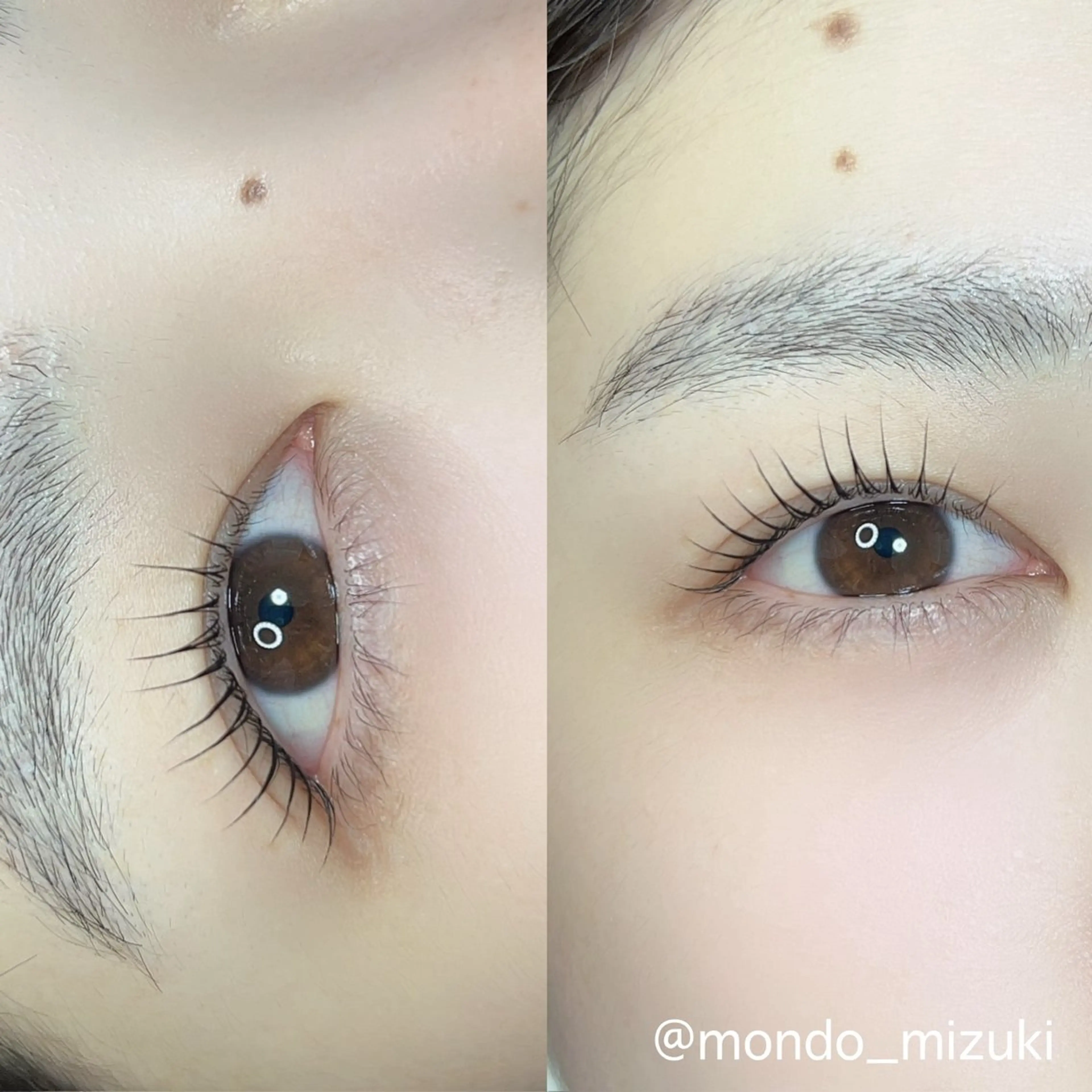 マツエク・マツパ 韓国風マツエク パリジェンヌラッシュリフト 一重×まつ毛パーマ MONDO MIZUKIのマツエク・マツパデザイン