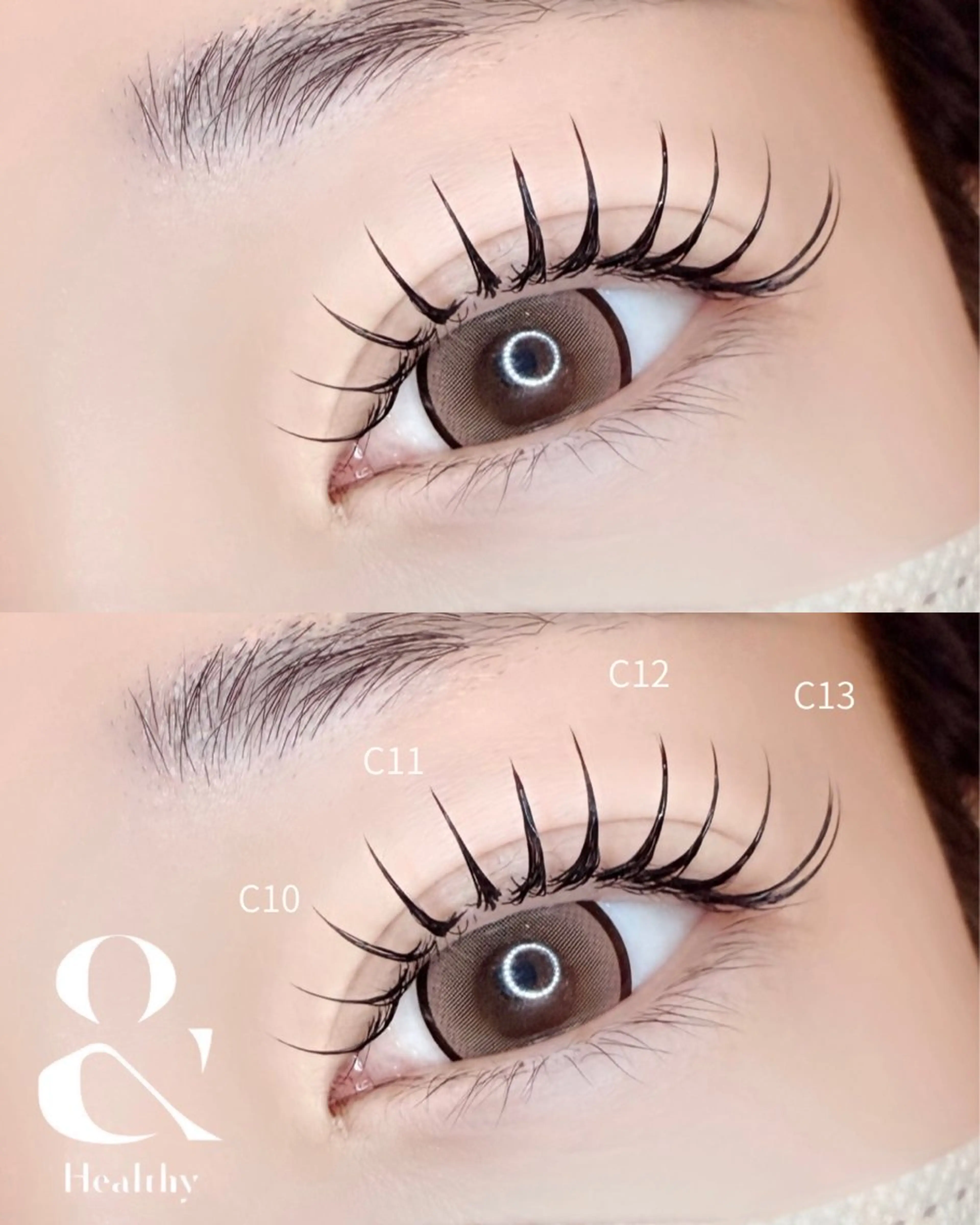 限定‼️最新&Healthyアンドヘルシー！フラットラッシュ80​〜​100本×パーマ✨¥7900(カラー¥550)の写真