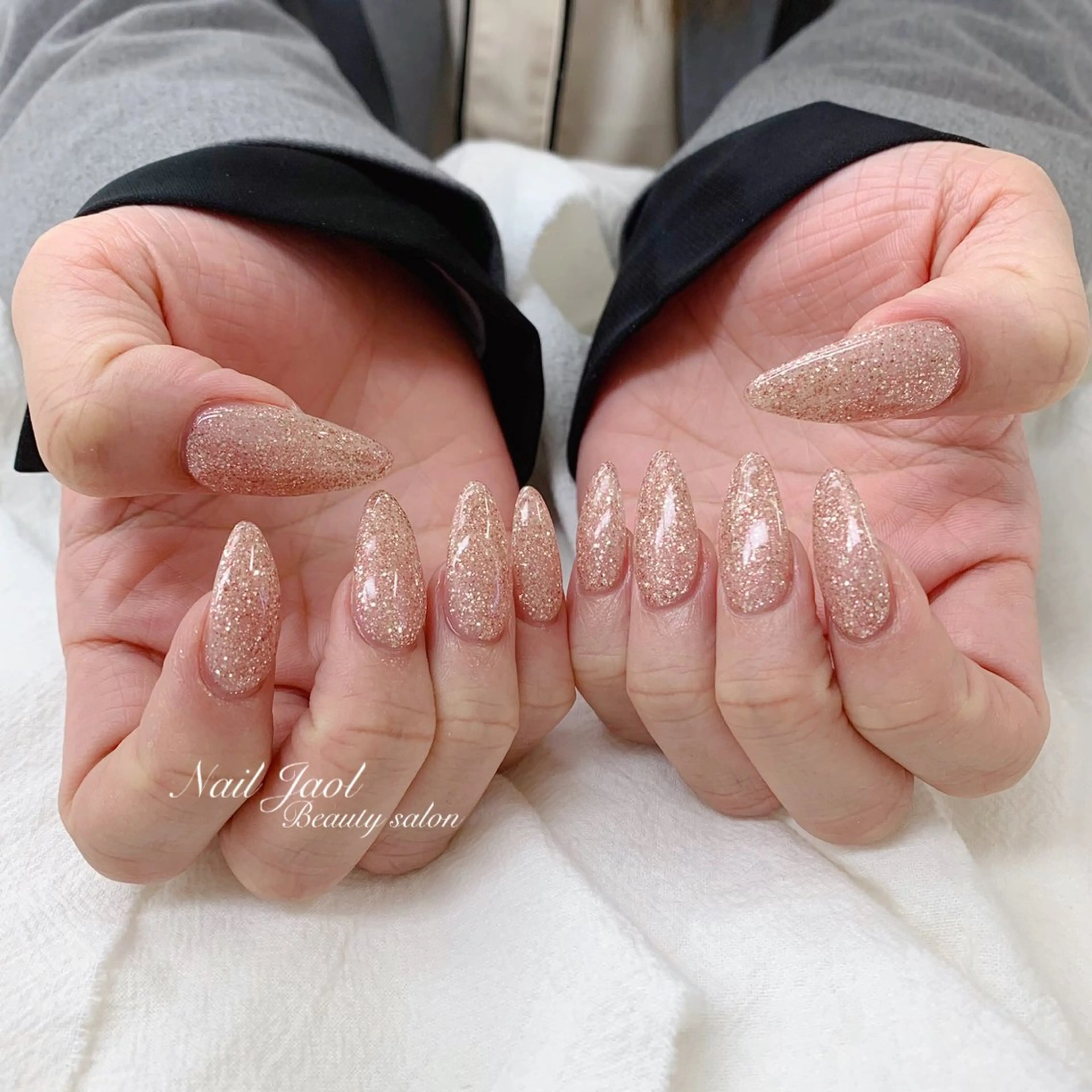 ロング 韓国風ヘア ハンドネイル nail jaol池袋店所属・ネイルJaol 池袋のネイルデザイン