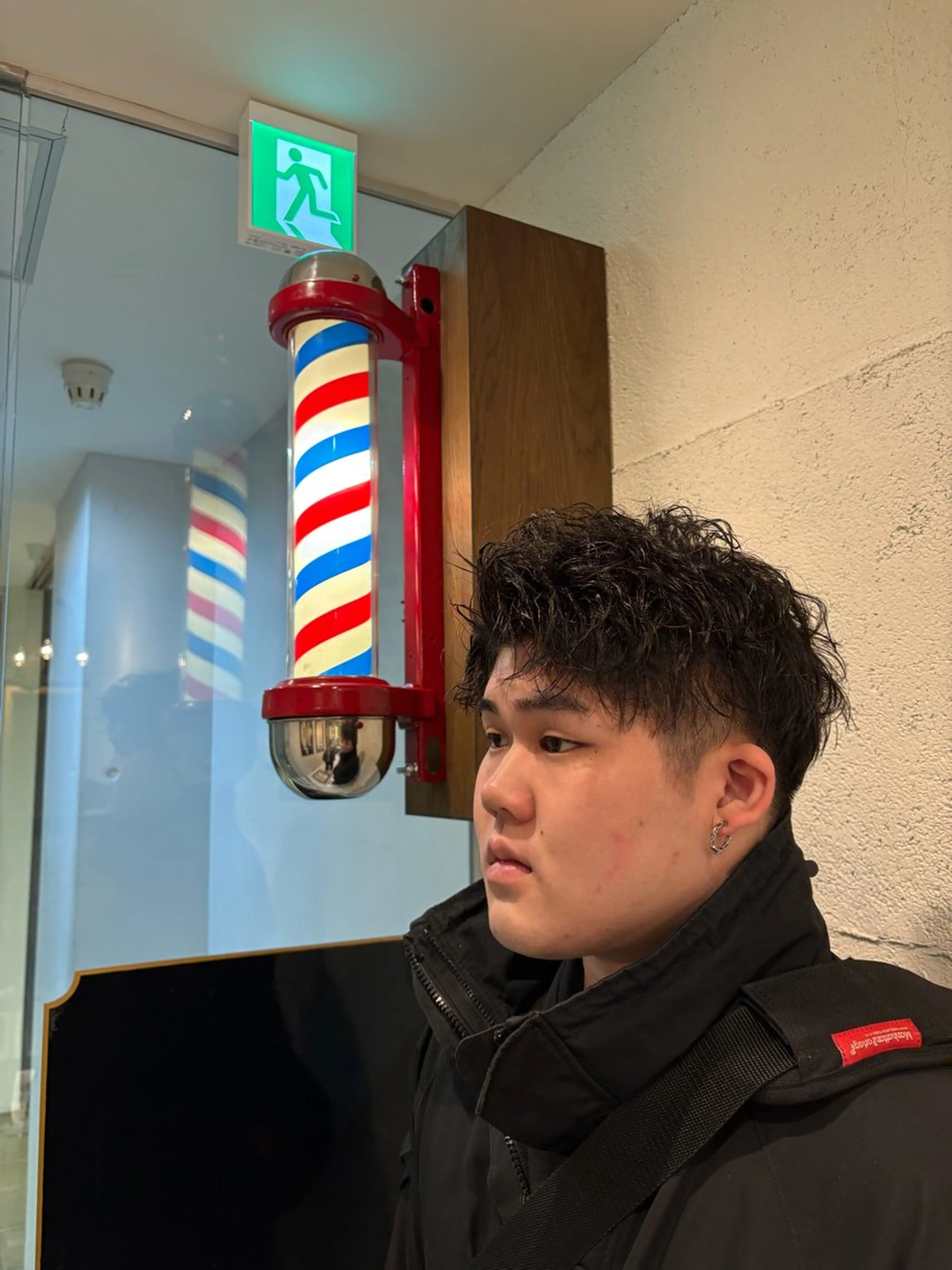 ショート パーマ メンズ 浦田 悠真のヘアスタイル