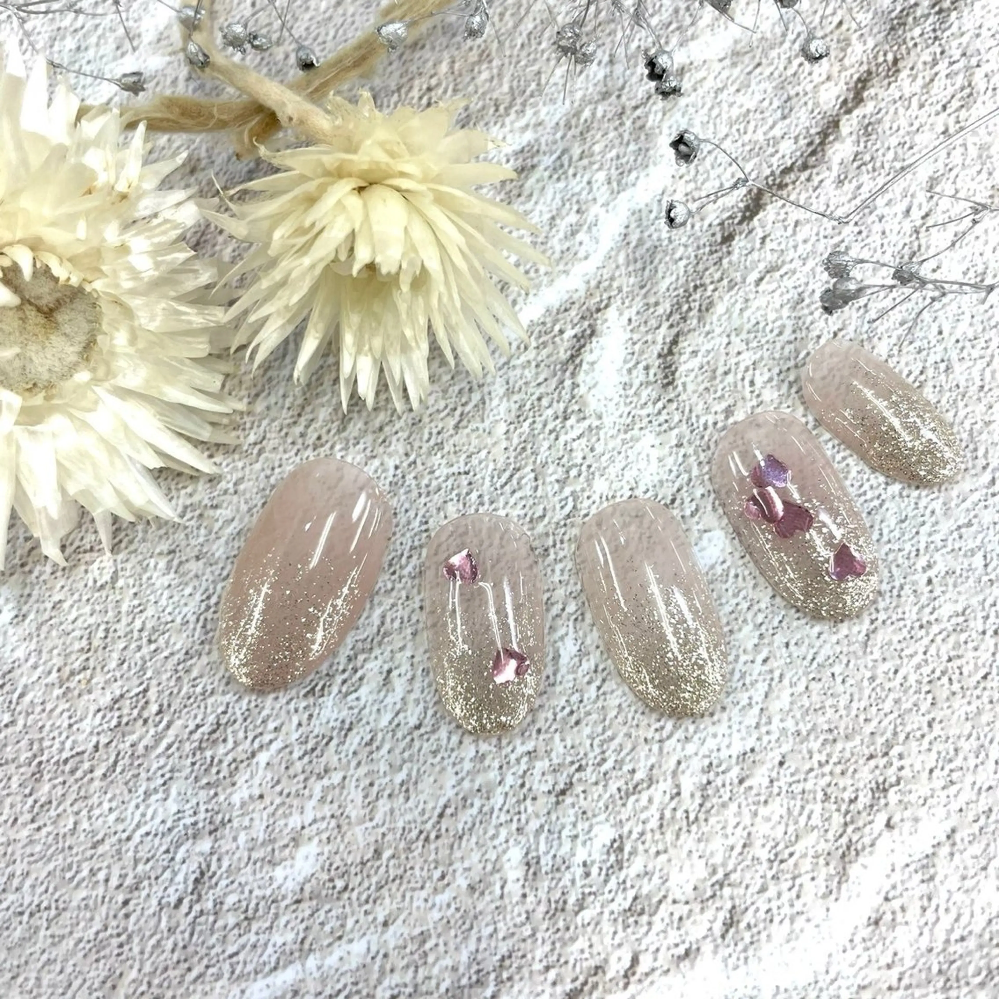 ネイル ⭐︎休業中の練習⭐︎ JNA認定講師髙橋のネイルデザイン