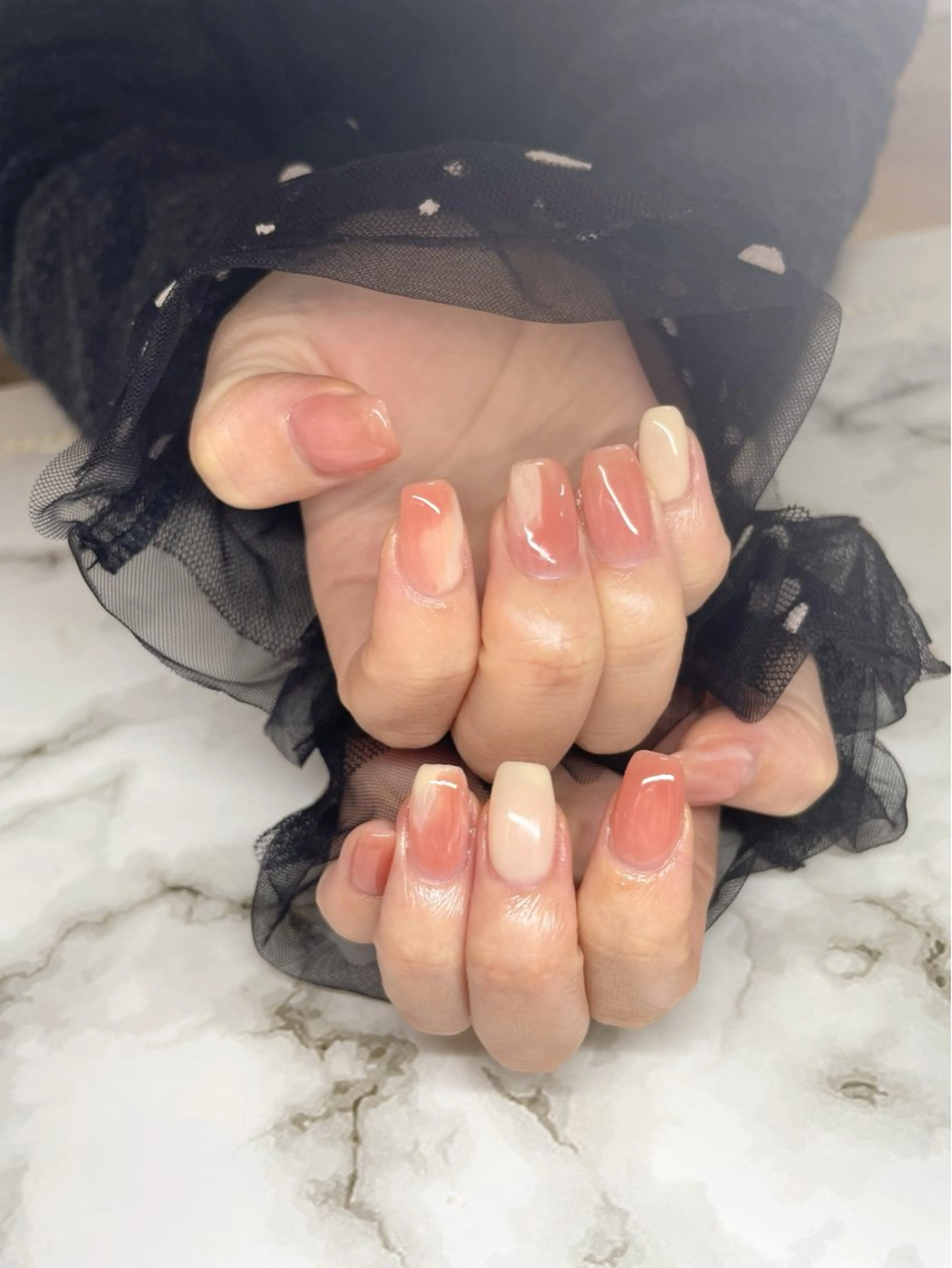 ネイル ニュアンスネイル ワンカラーネイル オトク ネイルのネイルデザイン