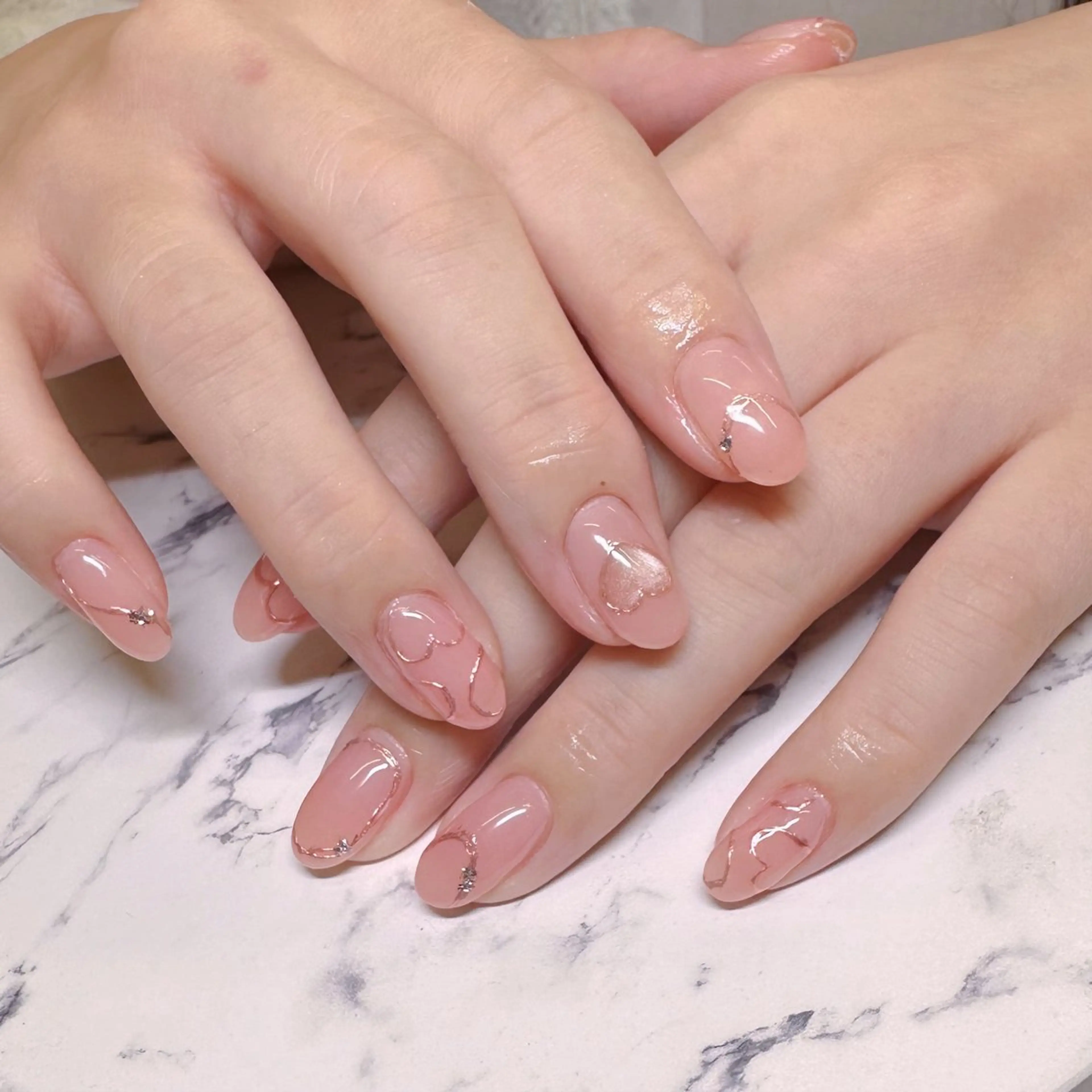 ネイル ハンドネイル I_p4ce所属・I_p4ce 🍊あい🍊のネイルデザイン