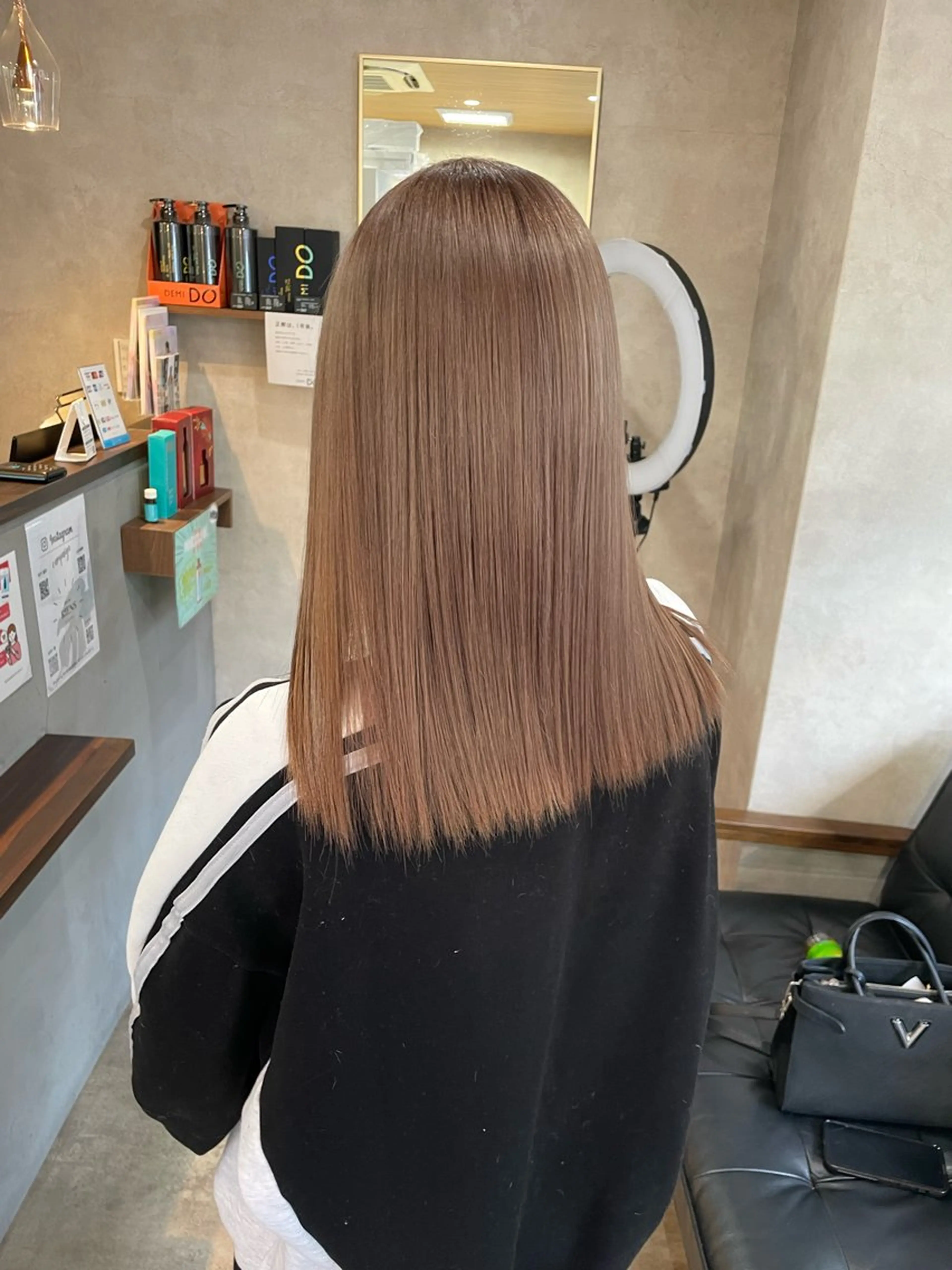 セミロング ヘアカラー トリートメント RIENS aura / ayu ♡のヘアスタイル