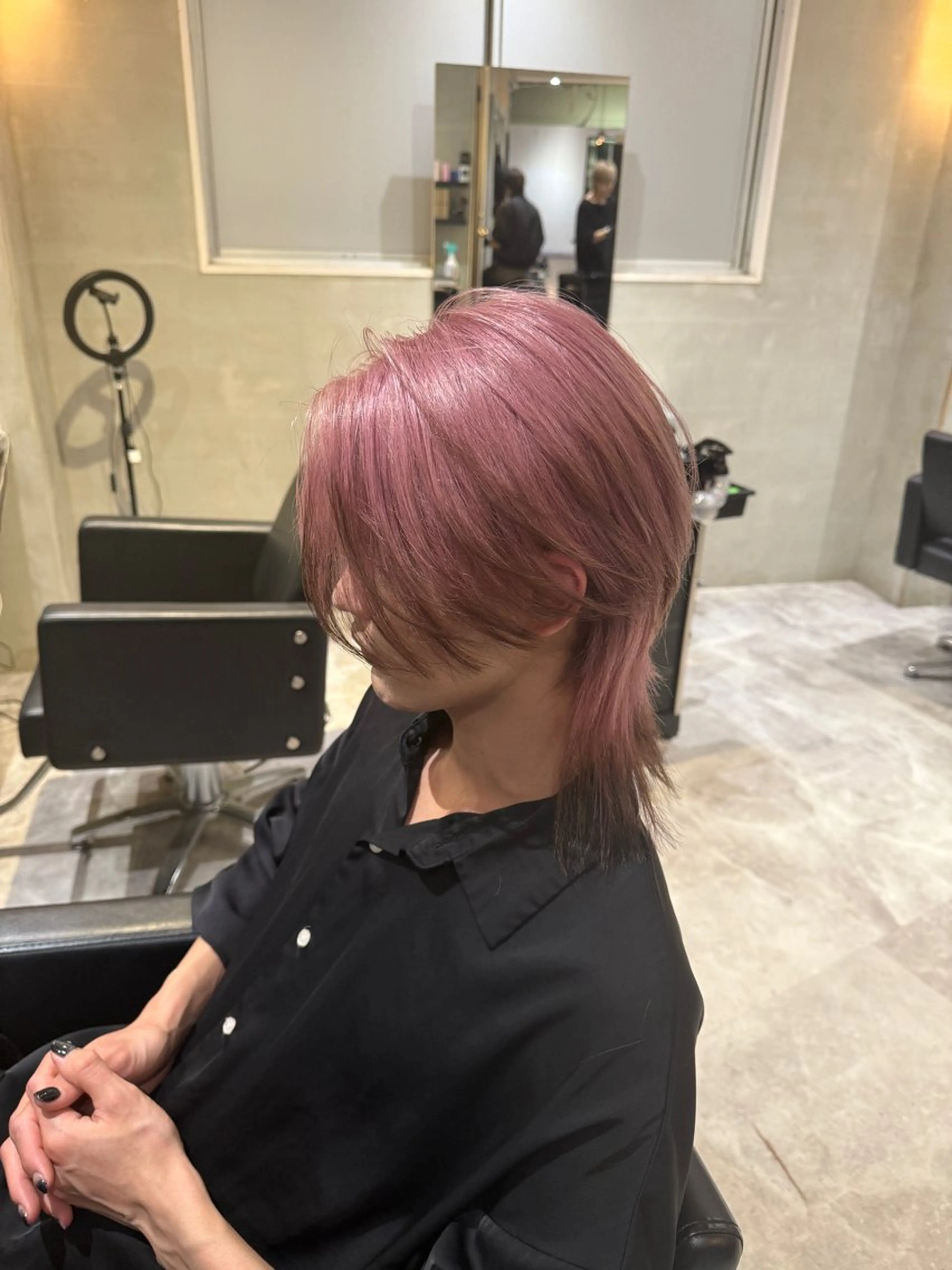 ショート カラー ウルフカット カット ヘアカラー トリートメント レイヤーカット/ 縮毛矯正🇰🇷早坂のヘアスタイル