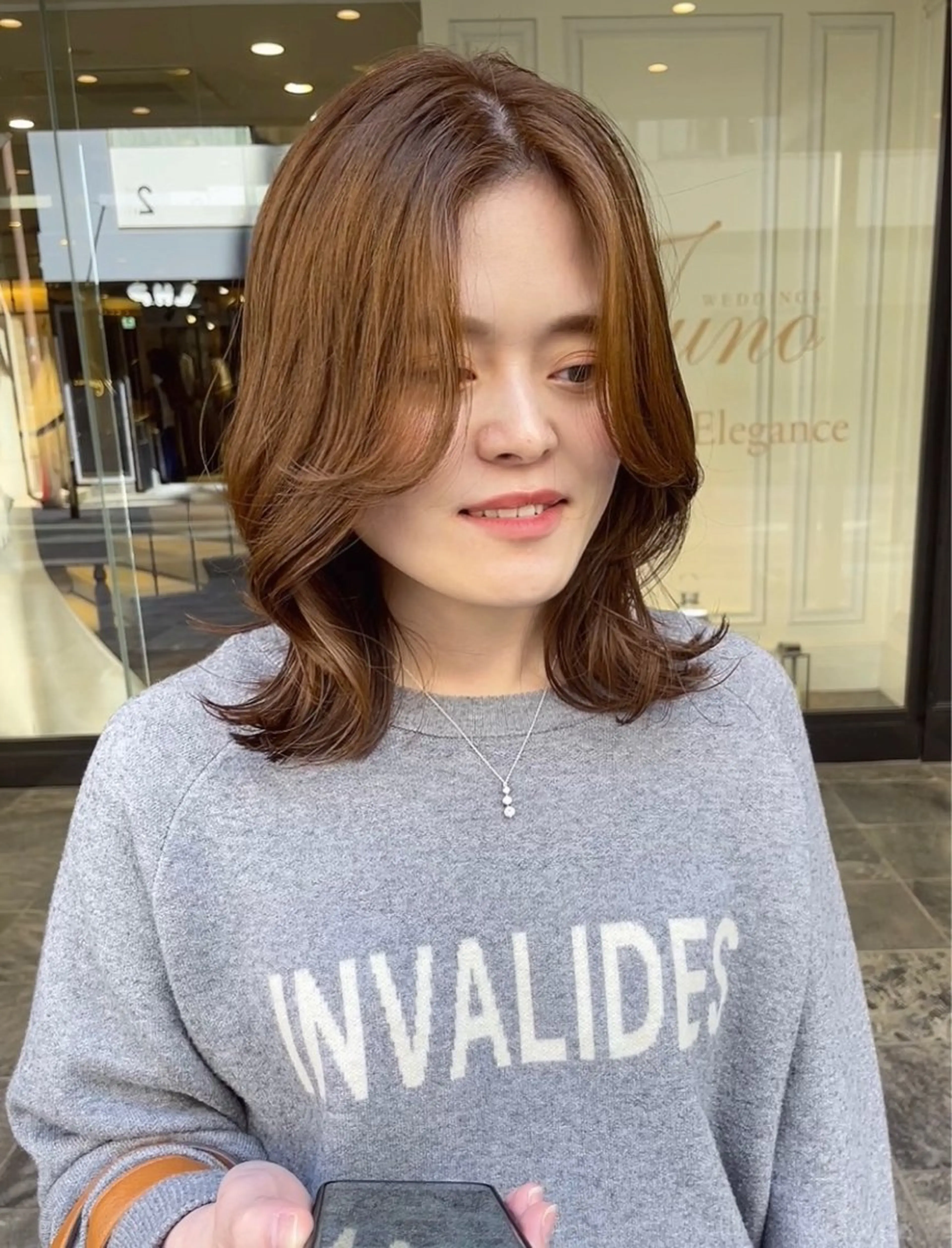 ミディアム キッズ カット ヘアカラー 🌸インナーカラー 🌸藤井春華のヘアスタイル