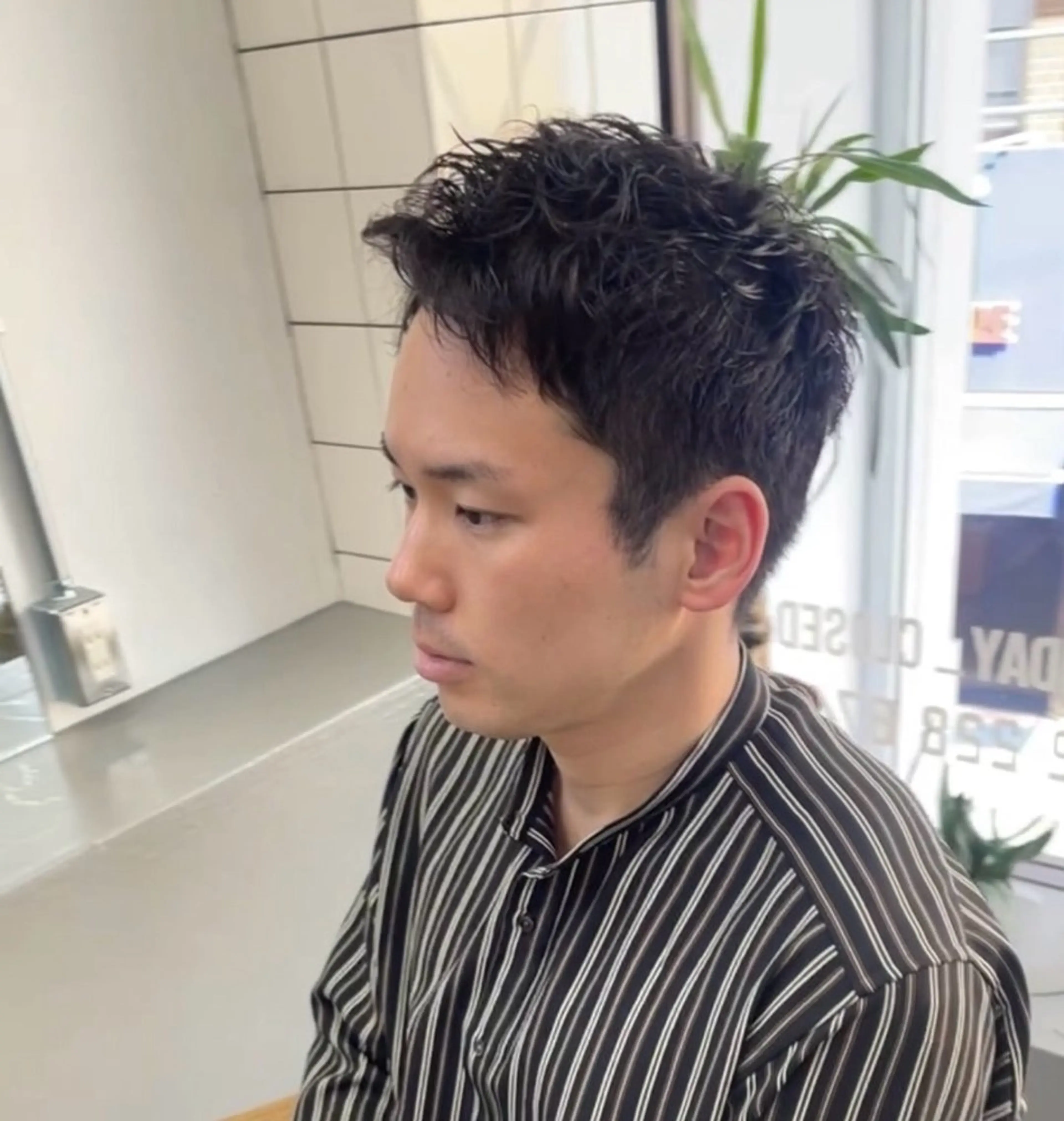 ショート パーマ メンズ メンズ専門サロン wokeのヘアスタイル