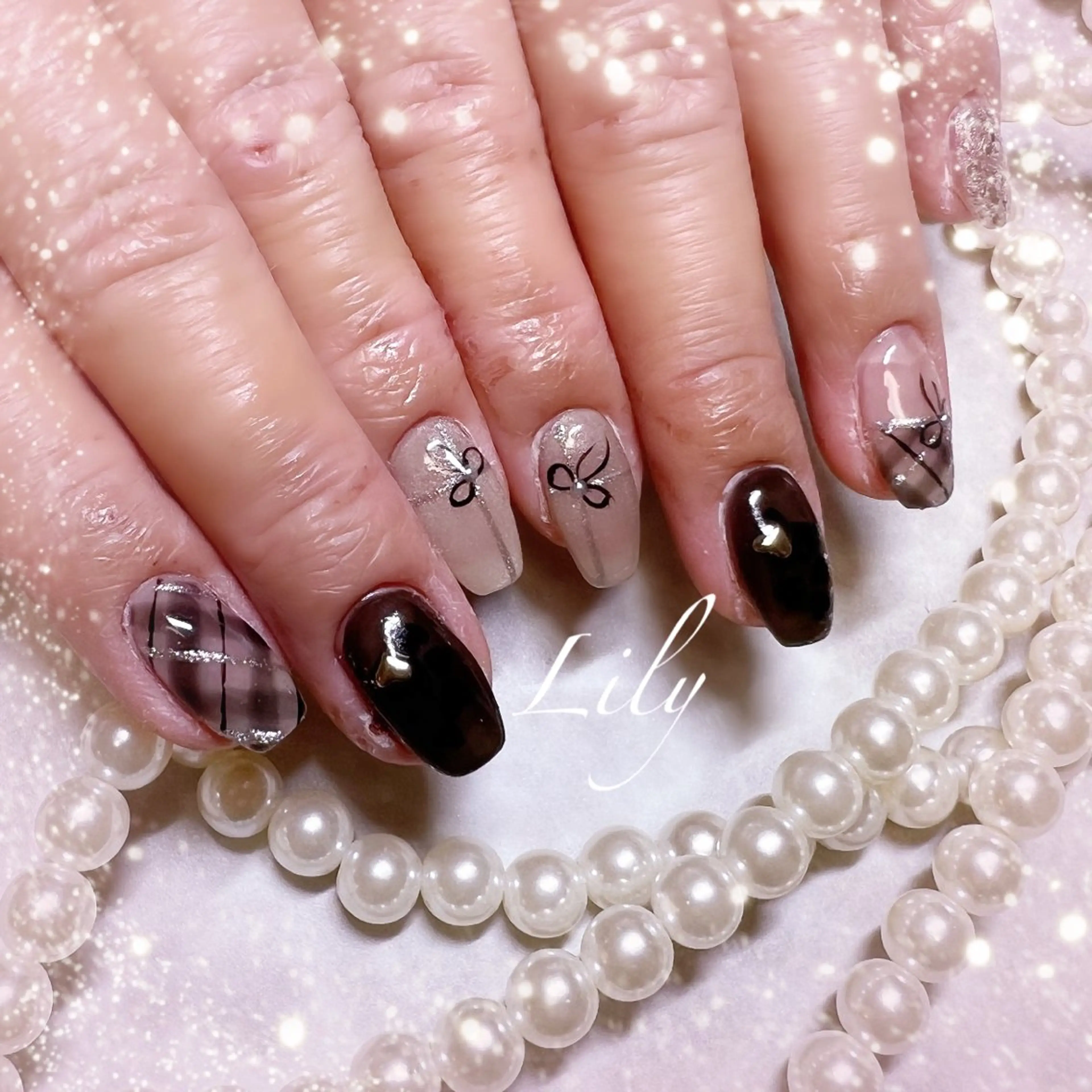 ネイル ハンドネイル Lily*nail 🌻Mii🌻のネイルデザイン