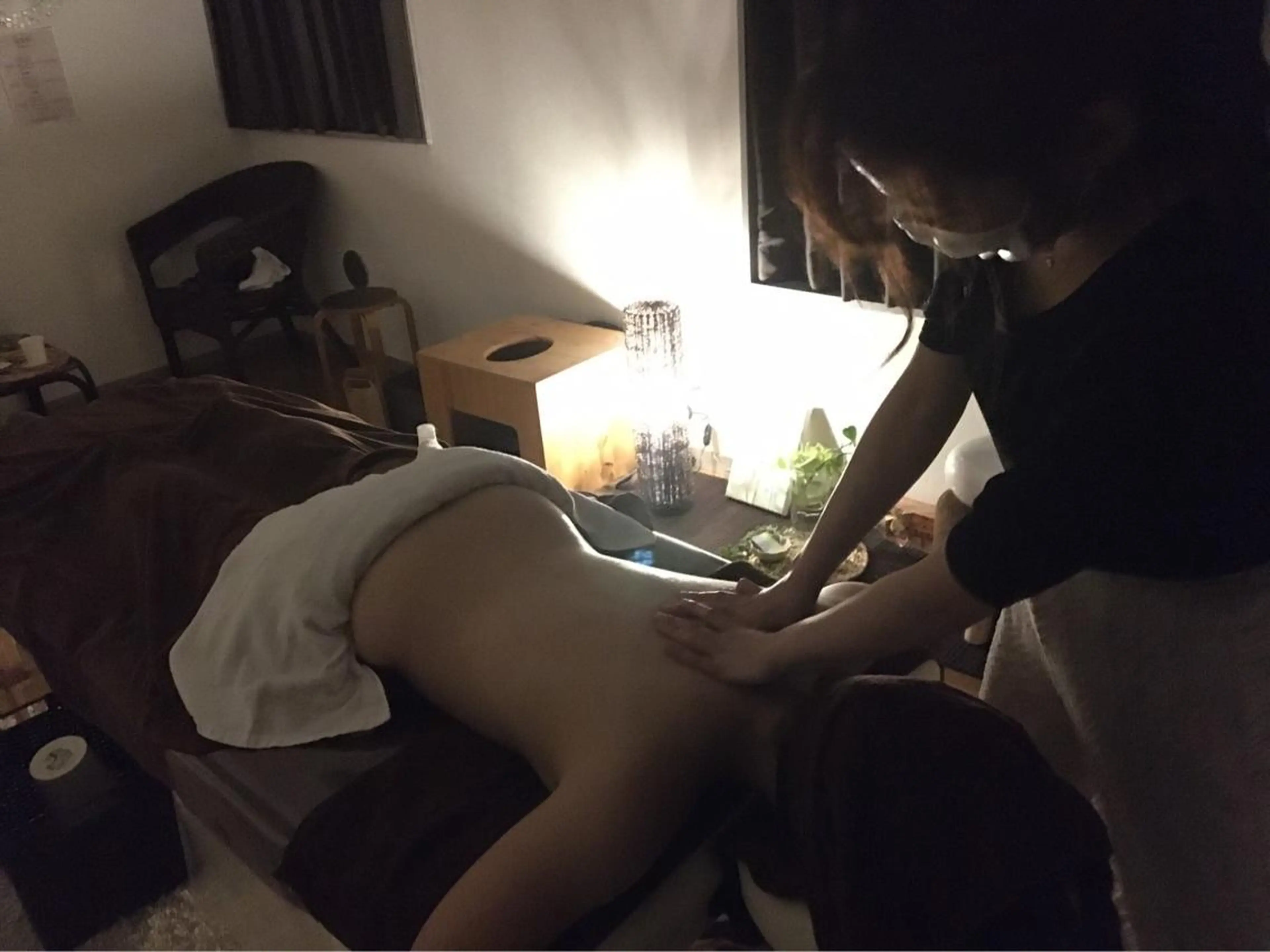 大人気！顔も体もスッキリ♪全身ボディーオイルリンパマッサージ60分＋小顔コルギ30分＋フットバス付き（計90分）の写真