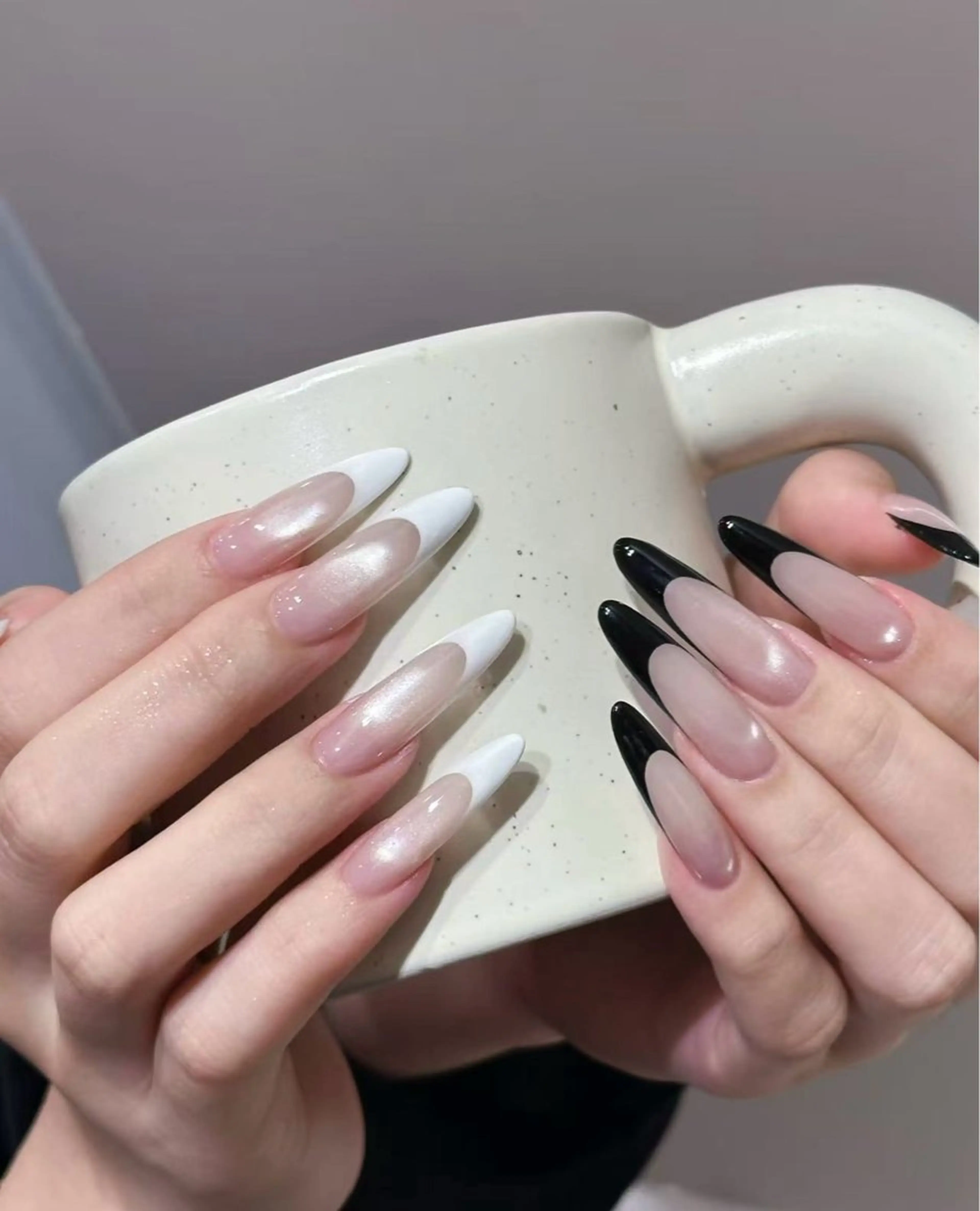 ネイル フレンチネイル ハンドネイル TI NAILのネイルデザイン