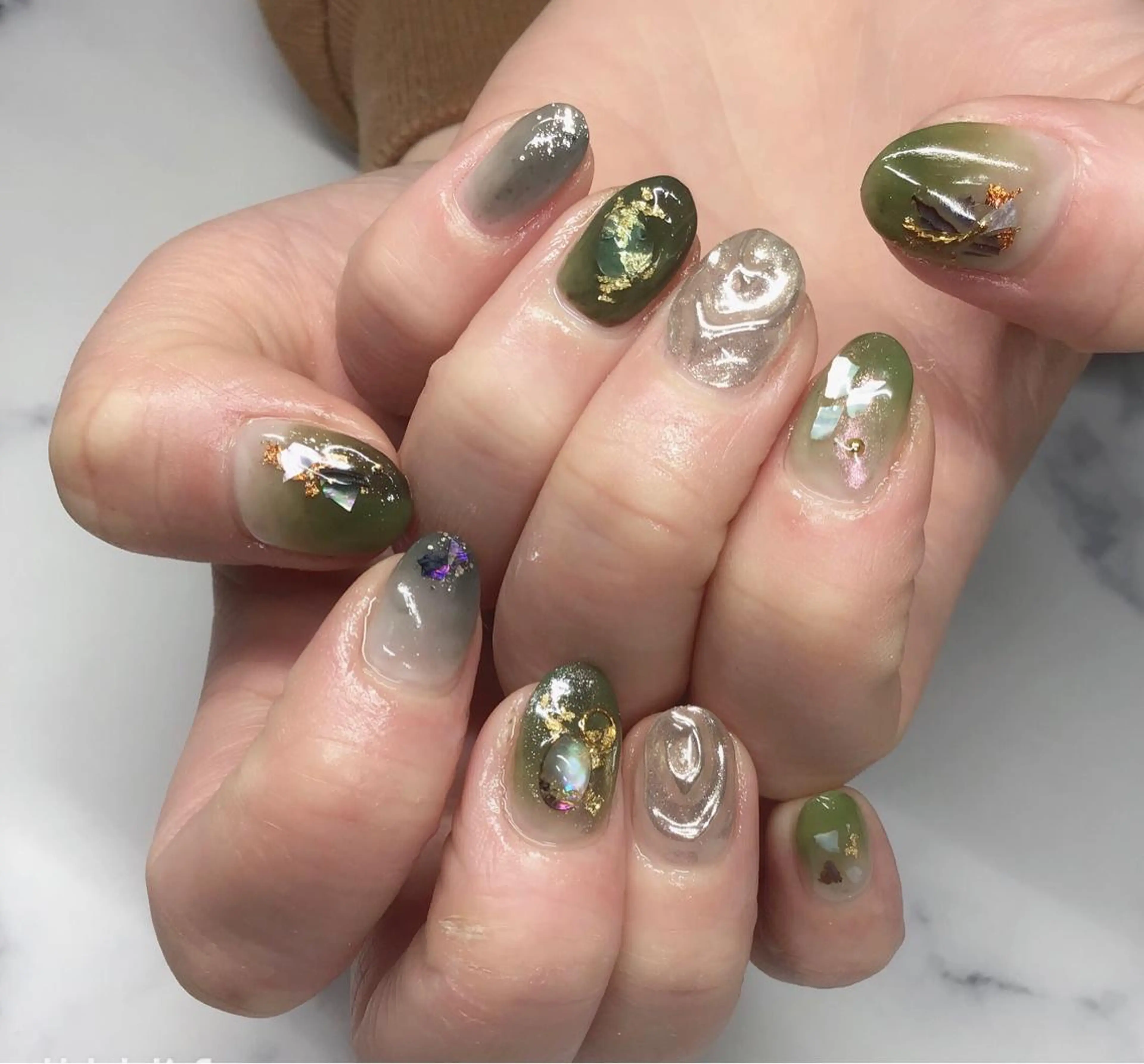 ロング カラー キッズ ネイル マツエク・マツパ 福田 加奈のネイルデザイン