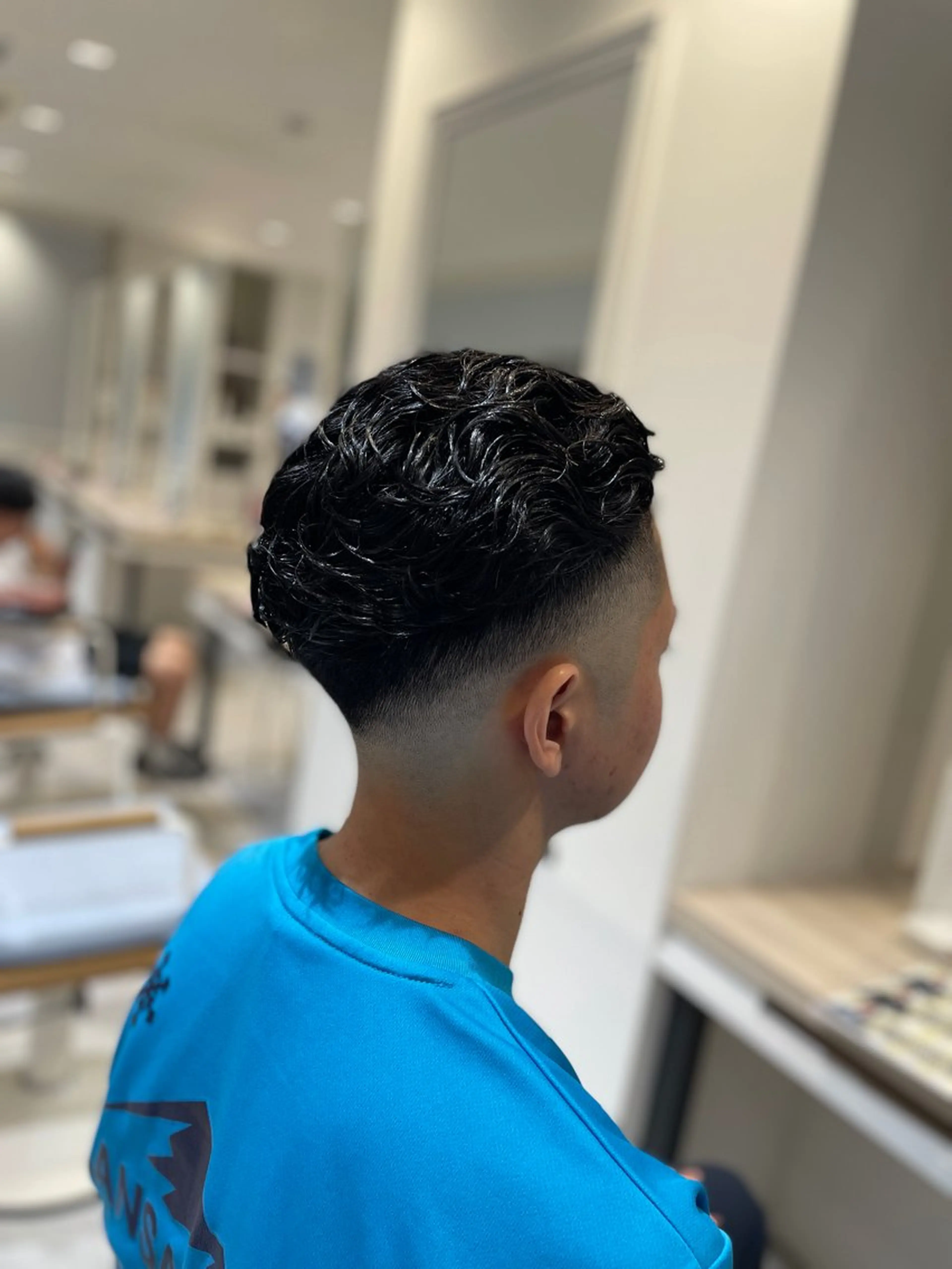 ショート パーマ メンズ カット パーマ メンズパーマ/カット / 古川　諒のヘアスタイル