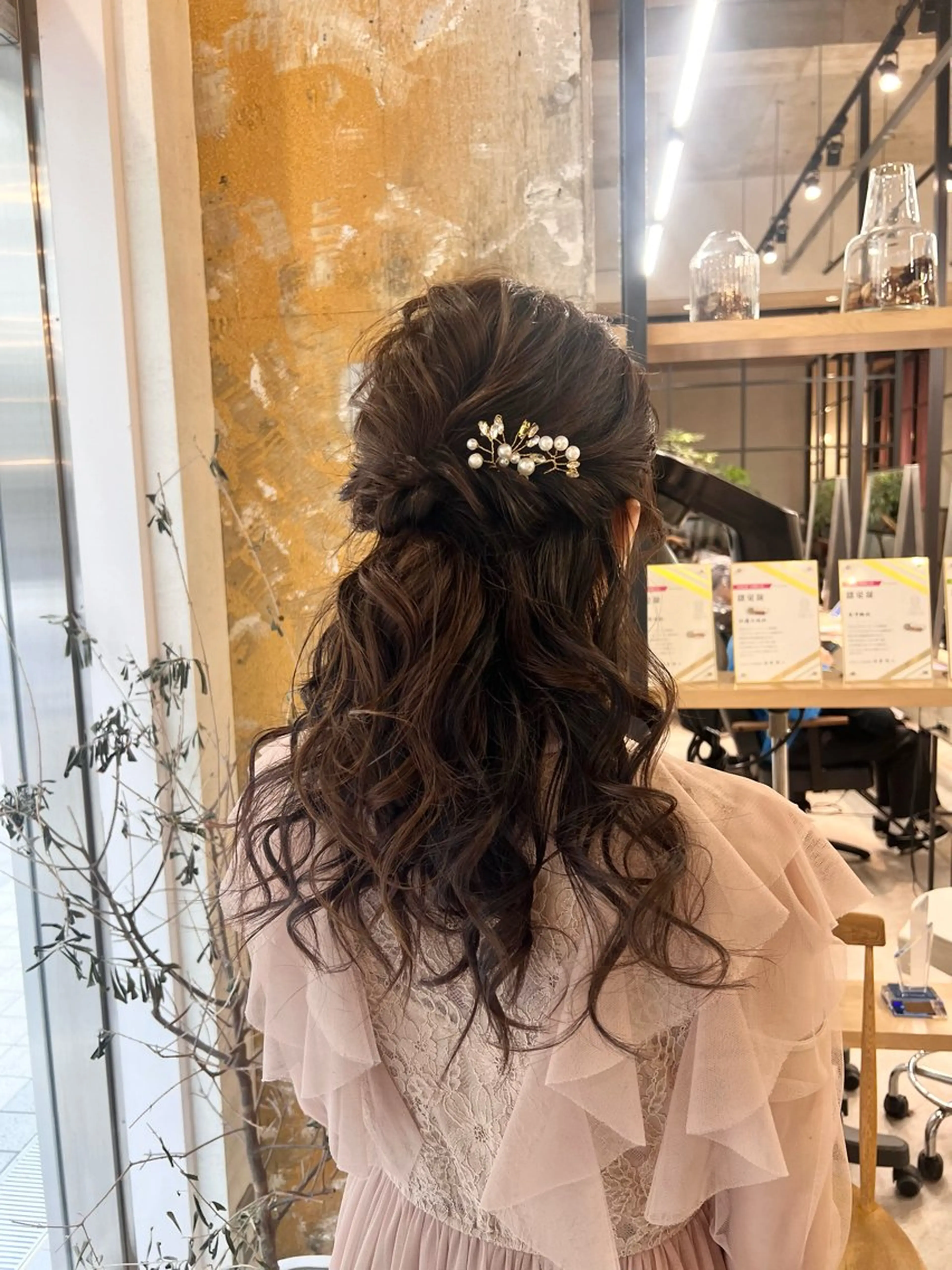 ヘアアレンジ ヘアセット 髪質改善/レイヤー 暖色/shiinaのヘアスタイル