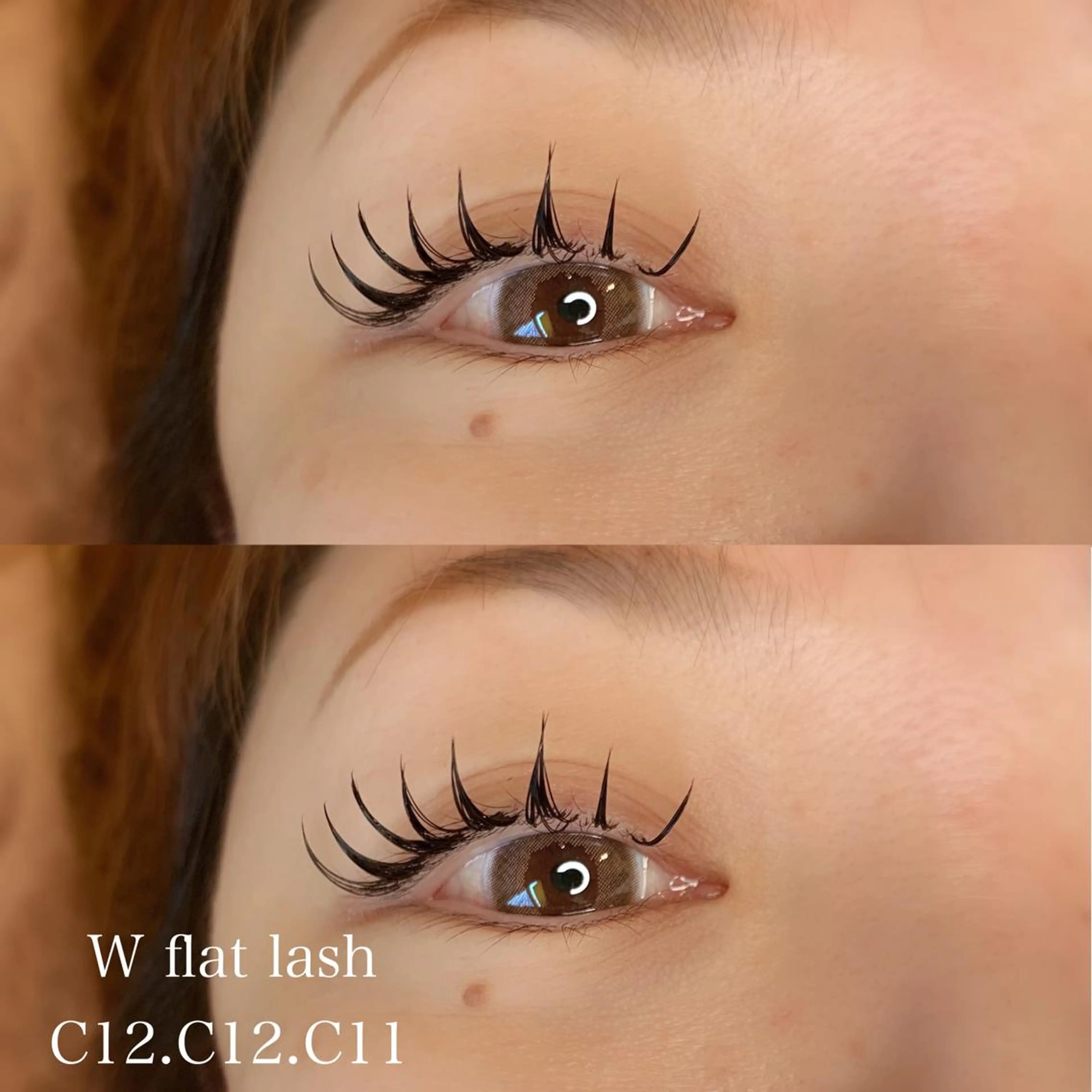 マツエク・マツパ フラットラッシュ 藤田 あゆみのマツエク・マツパデザイン